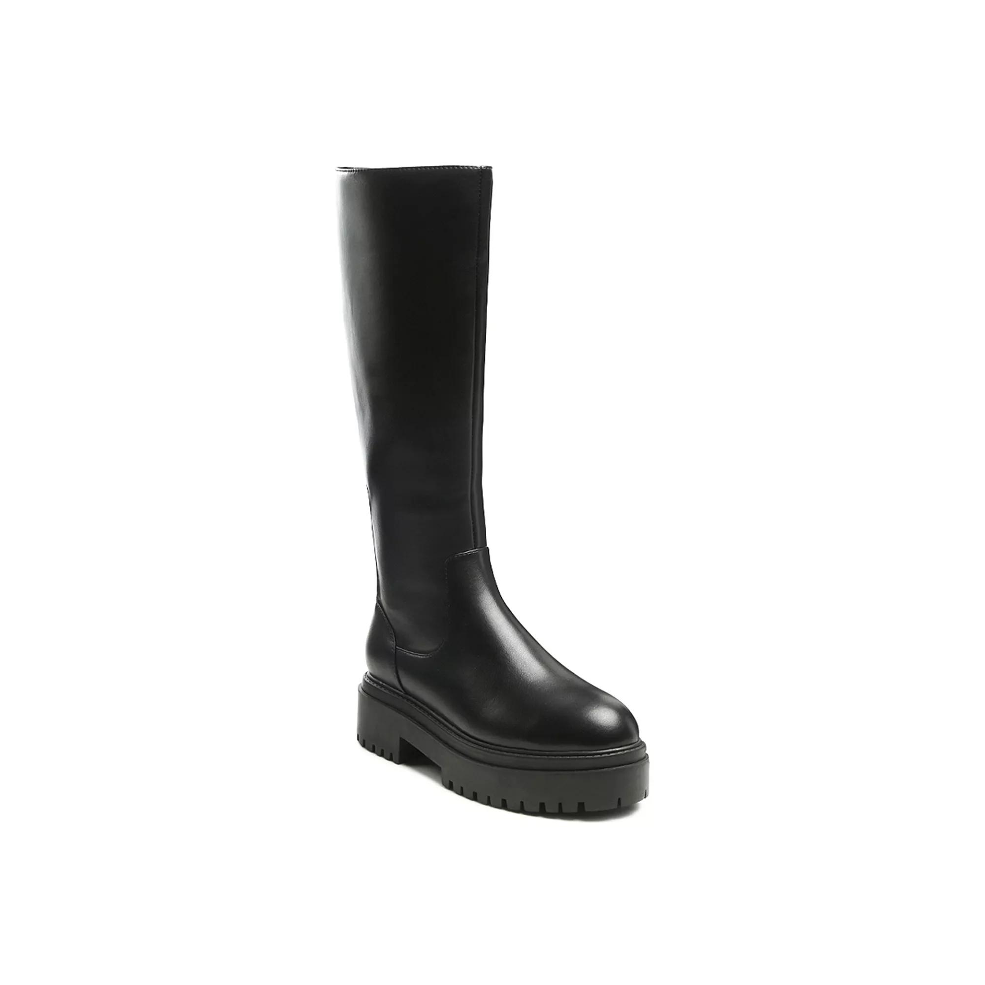 London Rag Axle Women's Knee-High Boots, Size: 6, Black Product Image