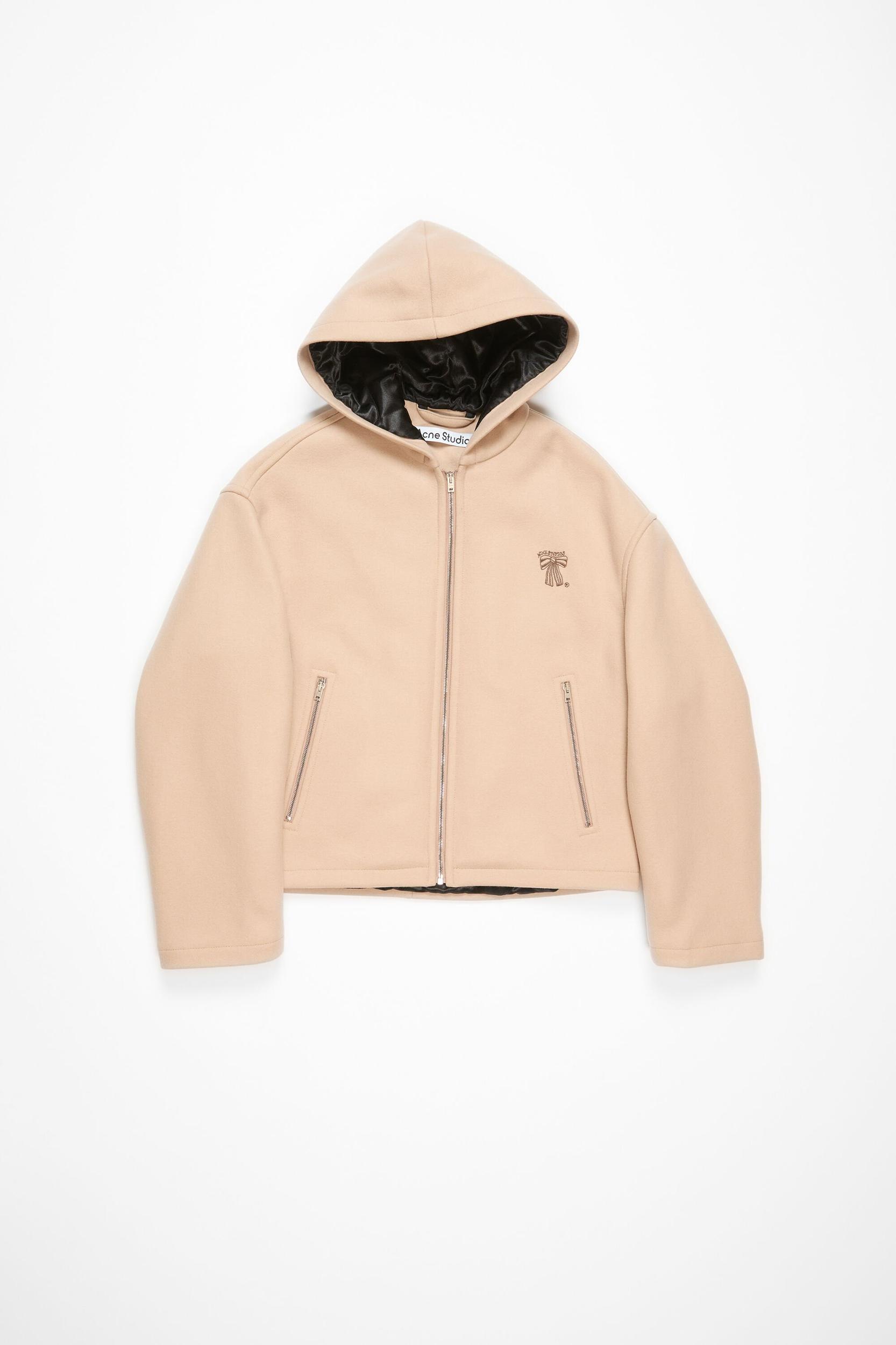 Hooded wool jacket Product Image