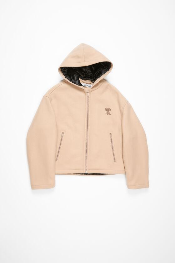 Hooded wool jacket Product Image