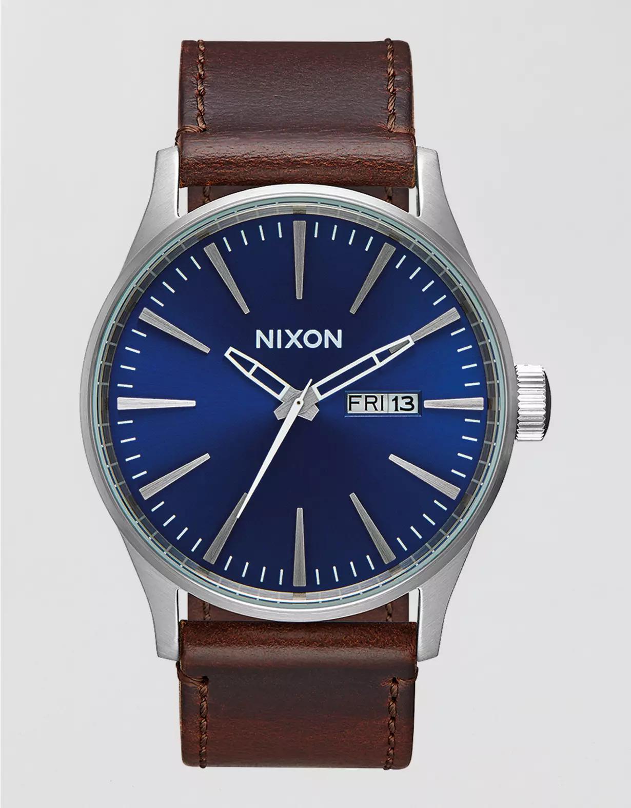 Nixon Sentry Leather Watch Product Image