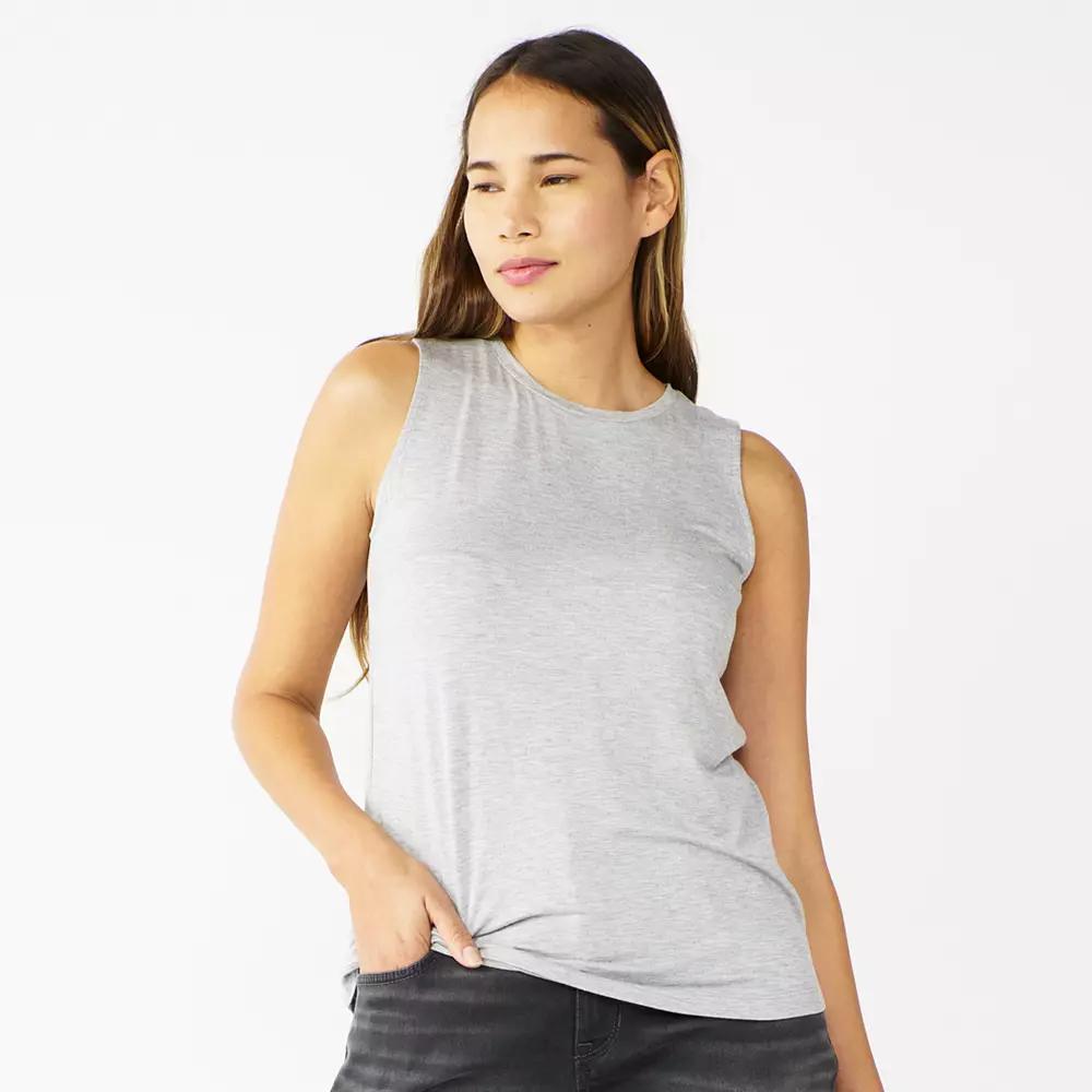 Petite Nine West Essential High Neck Tank Top, Women's,  Product Image