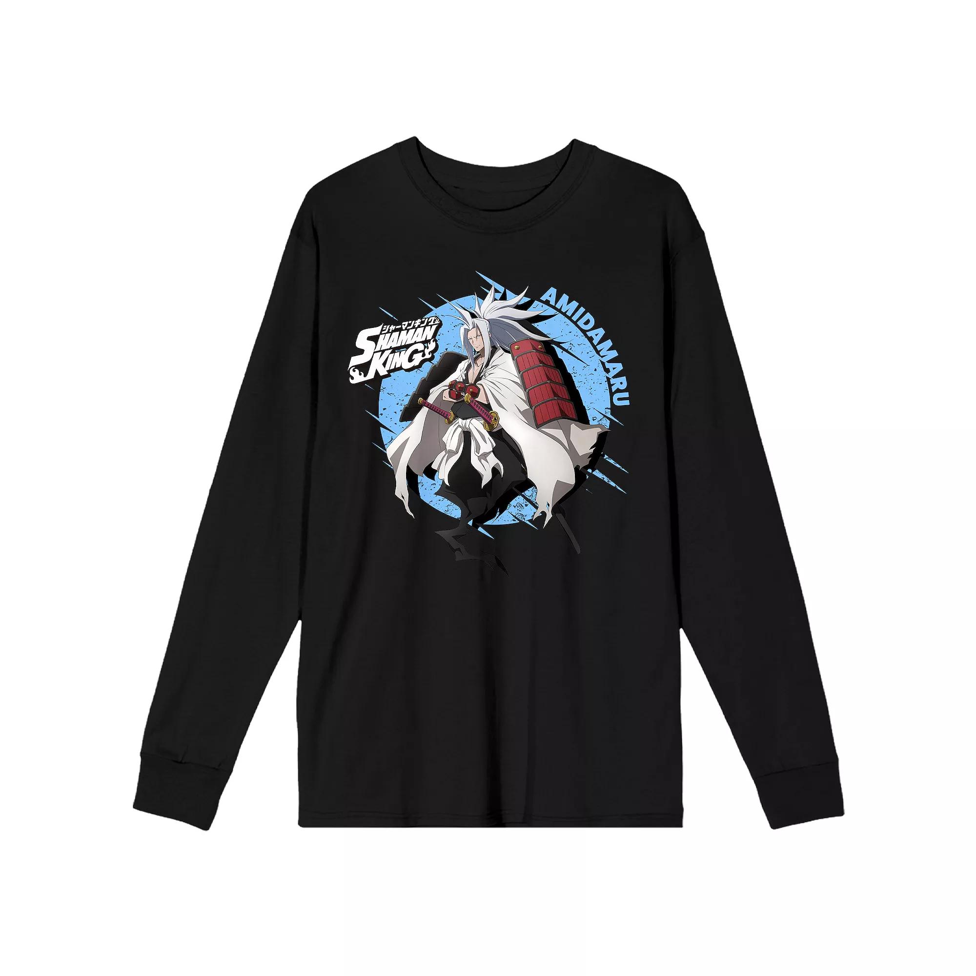 Men's Shaman King Samurai Spirit Long Sleeve Tee,  Product Image