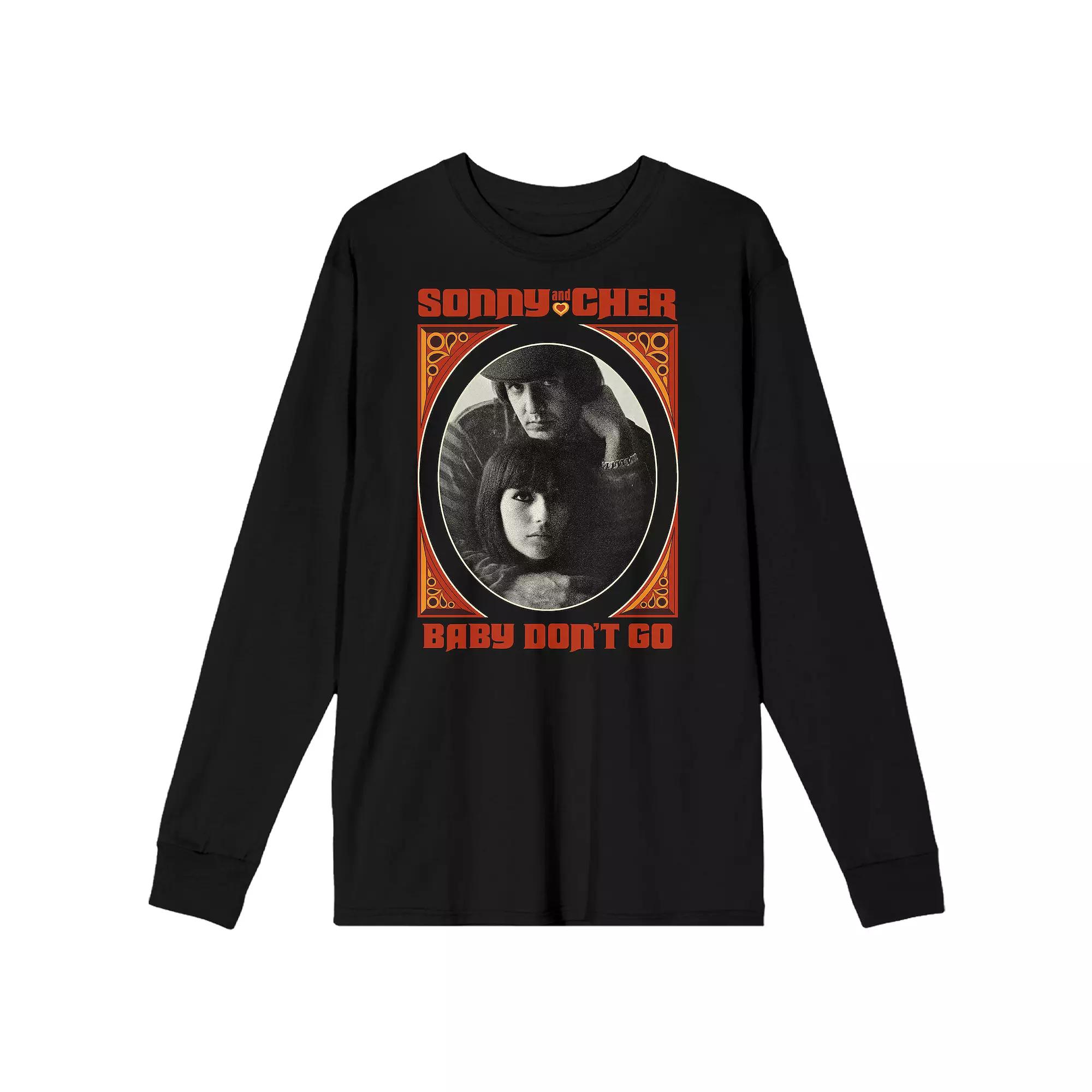 Men's Sonny & Cher Baby Don't Go Long Sleeve Graphic Tee,  Product Image