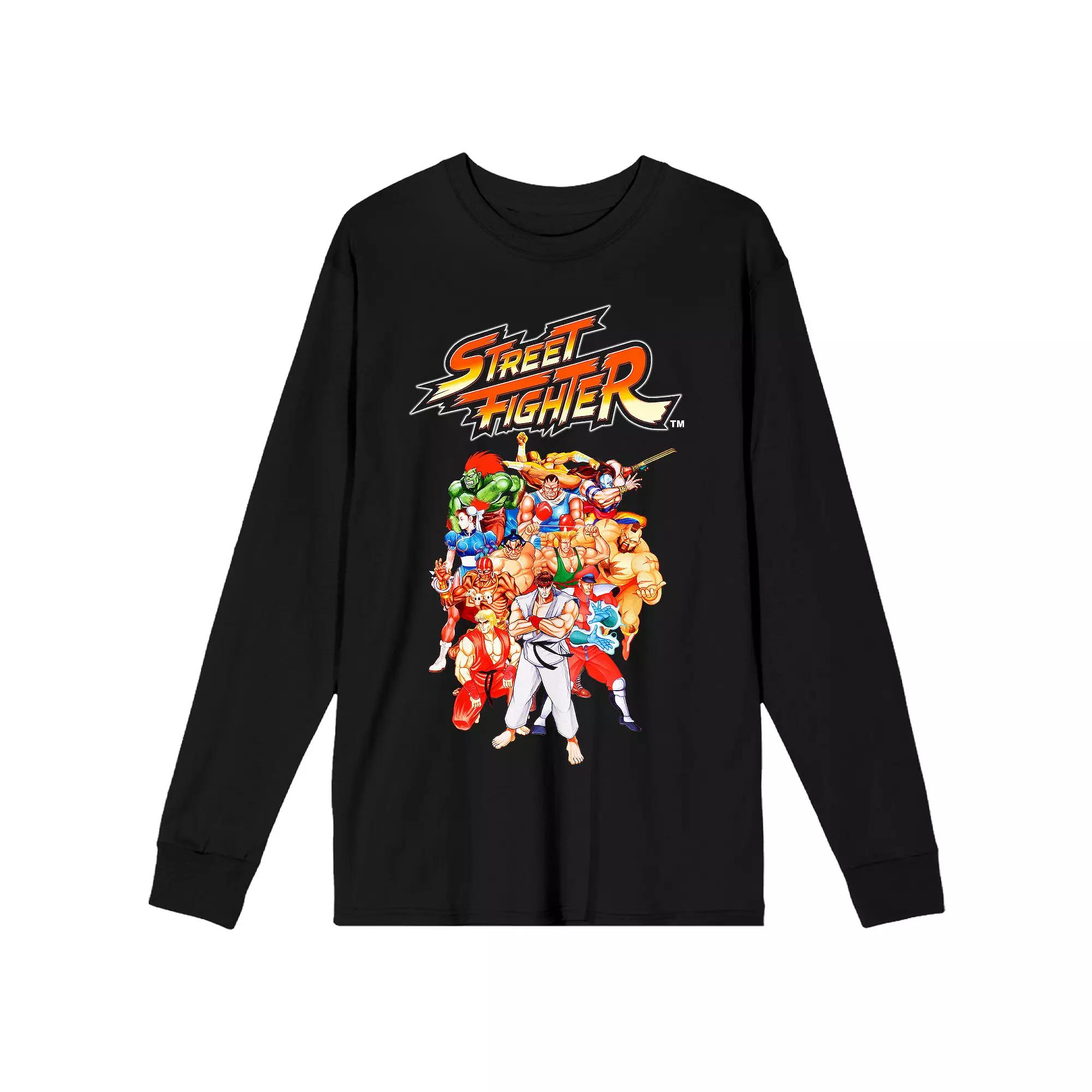 Men's Street Fighter Character Long Sleeve Tee,  Product Image