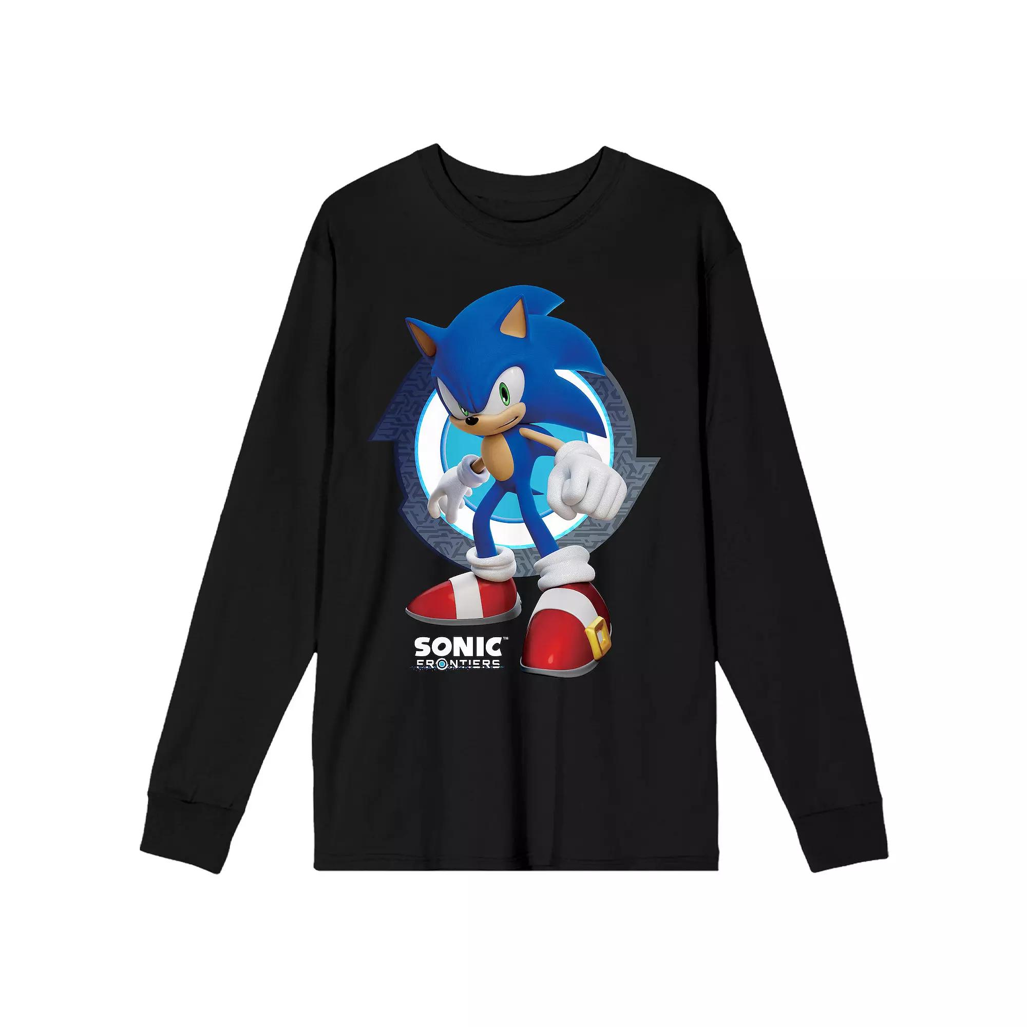 Men's Nintendo Sonic Frontiers Sonic Graphic Tee, Size: XXL, Black Product Image