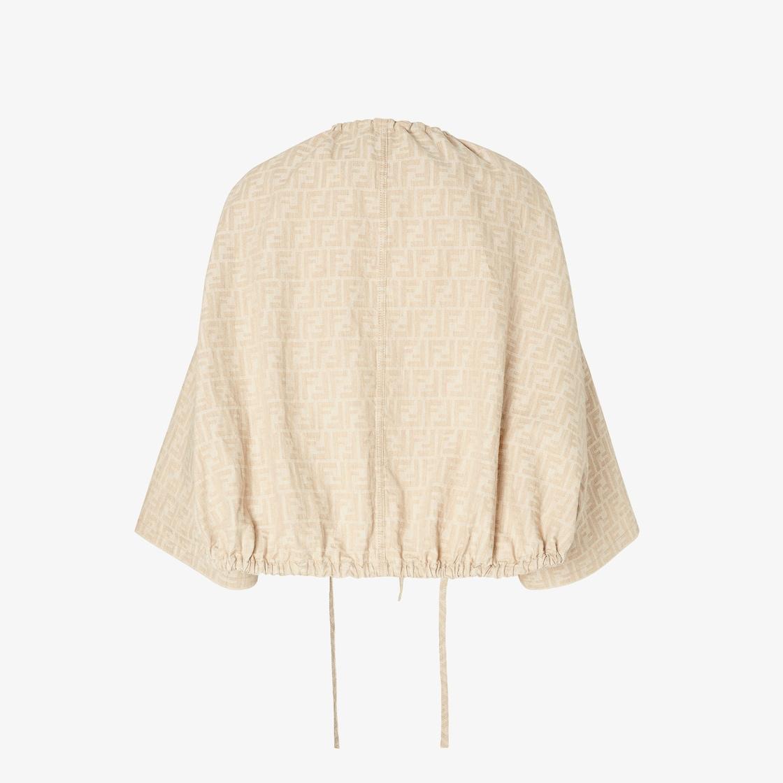 JacketBeige FF chambray jacket Product Image