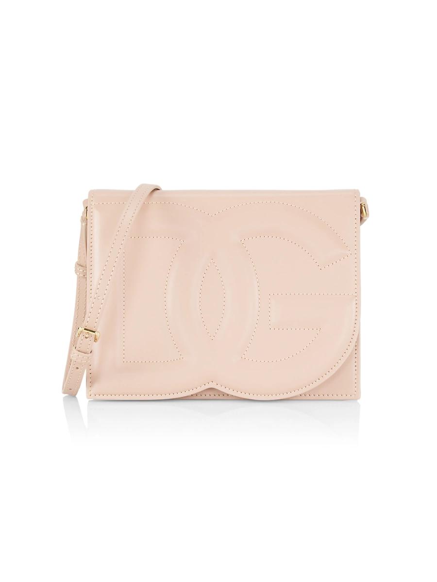 DG Logo Flap Leather Shoulder Bag Product Image