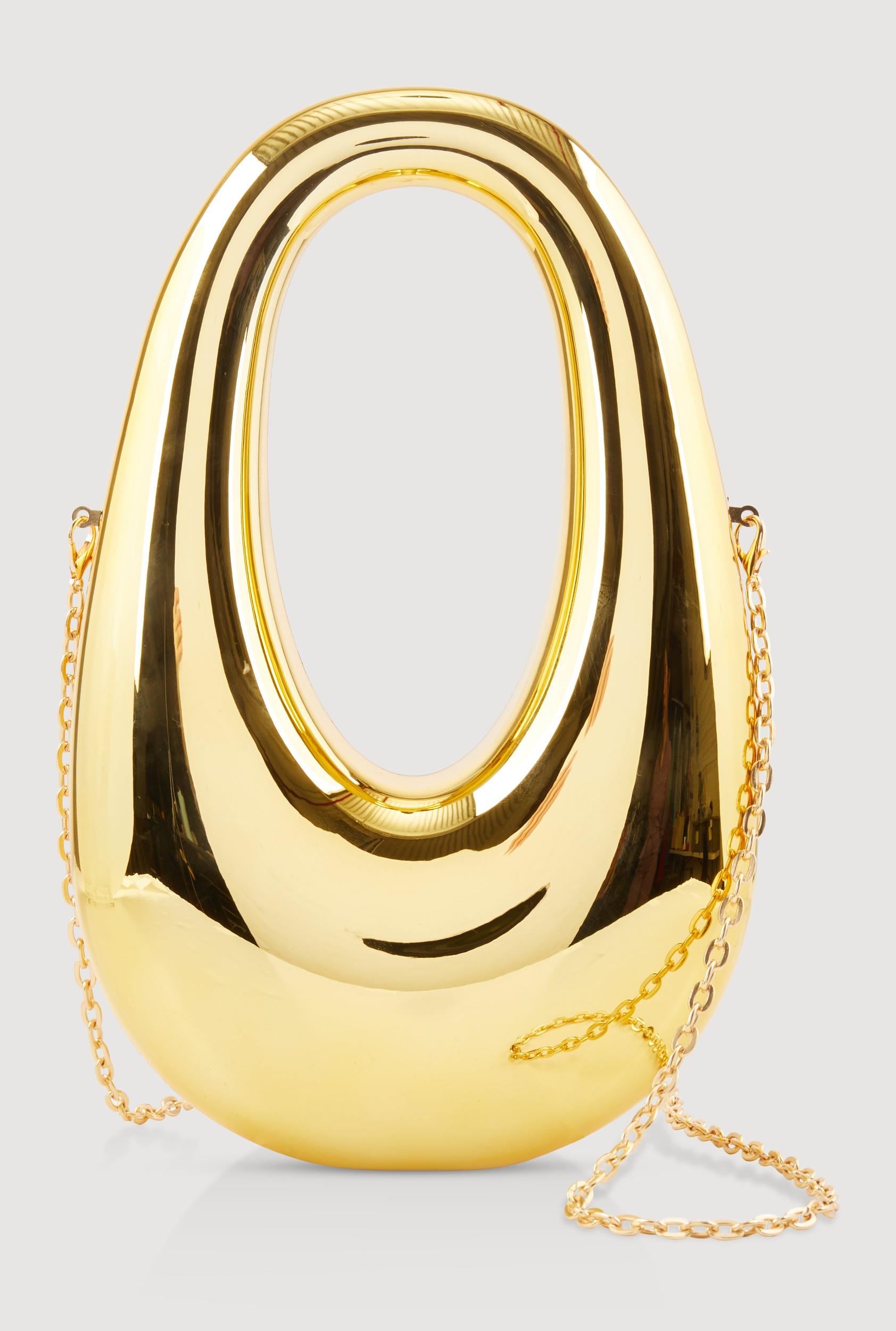 Oval Metallic Handbag Unisex Product Image