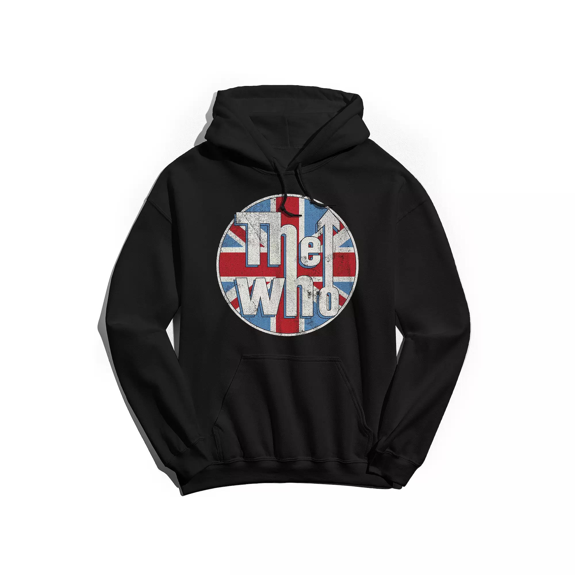 Men's The Who Distressed Union Jack Hoodie, Adult Unisex,  Product Image
