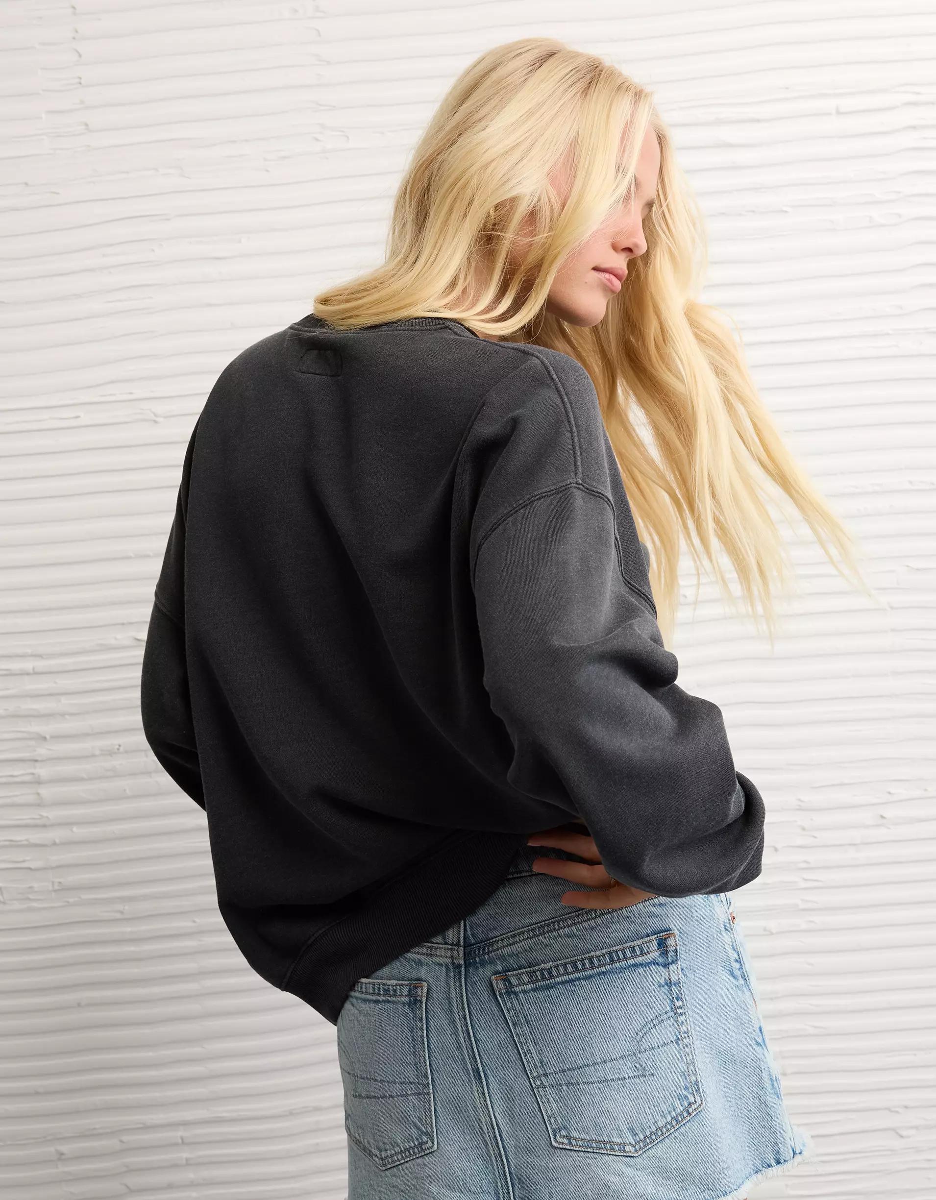 AE Halloween Graphic Sweatshirt Product Image