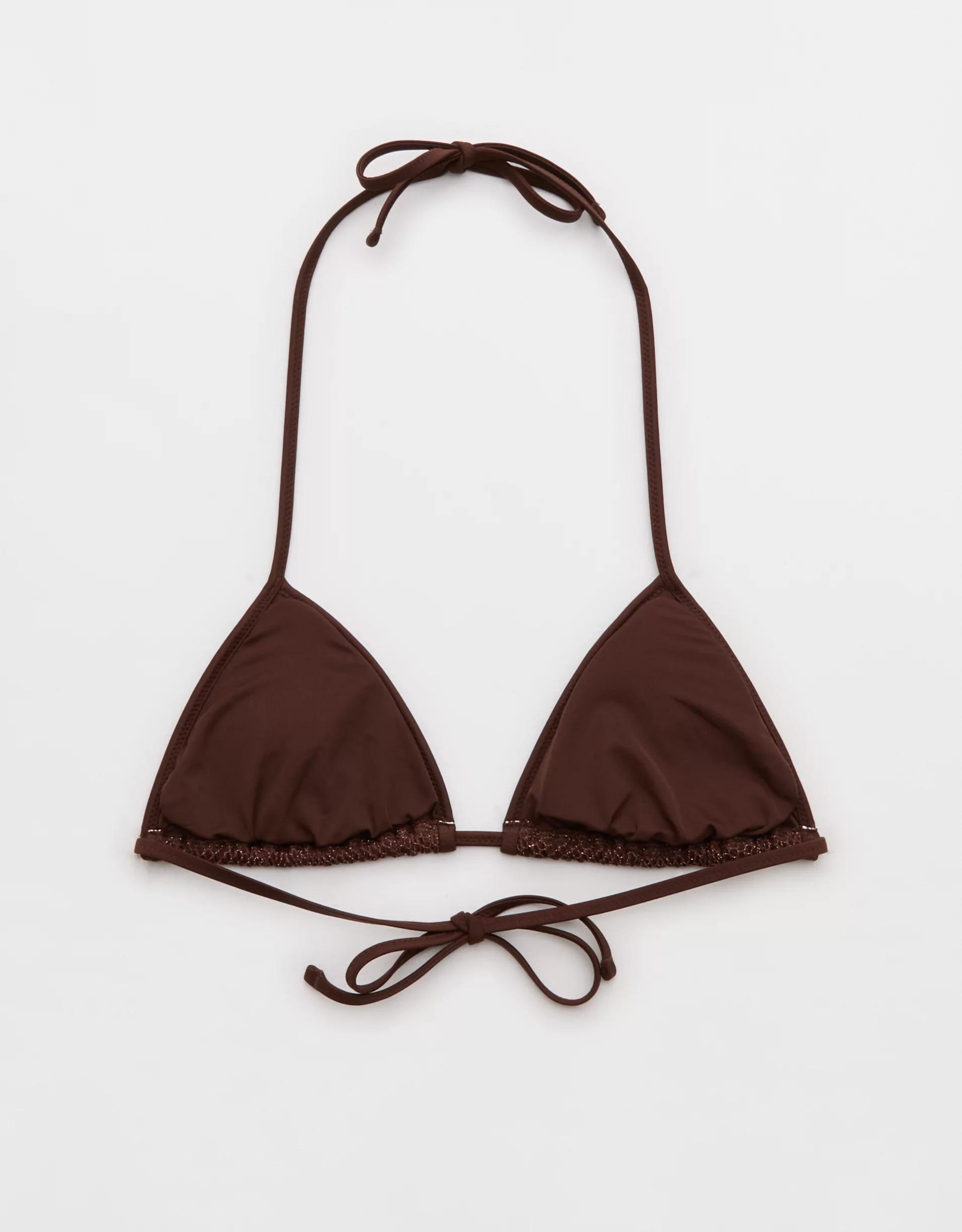 Aerie The Sun-Lover Metallic Bikini Top Product Image