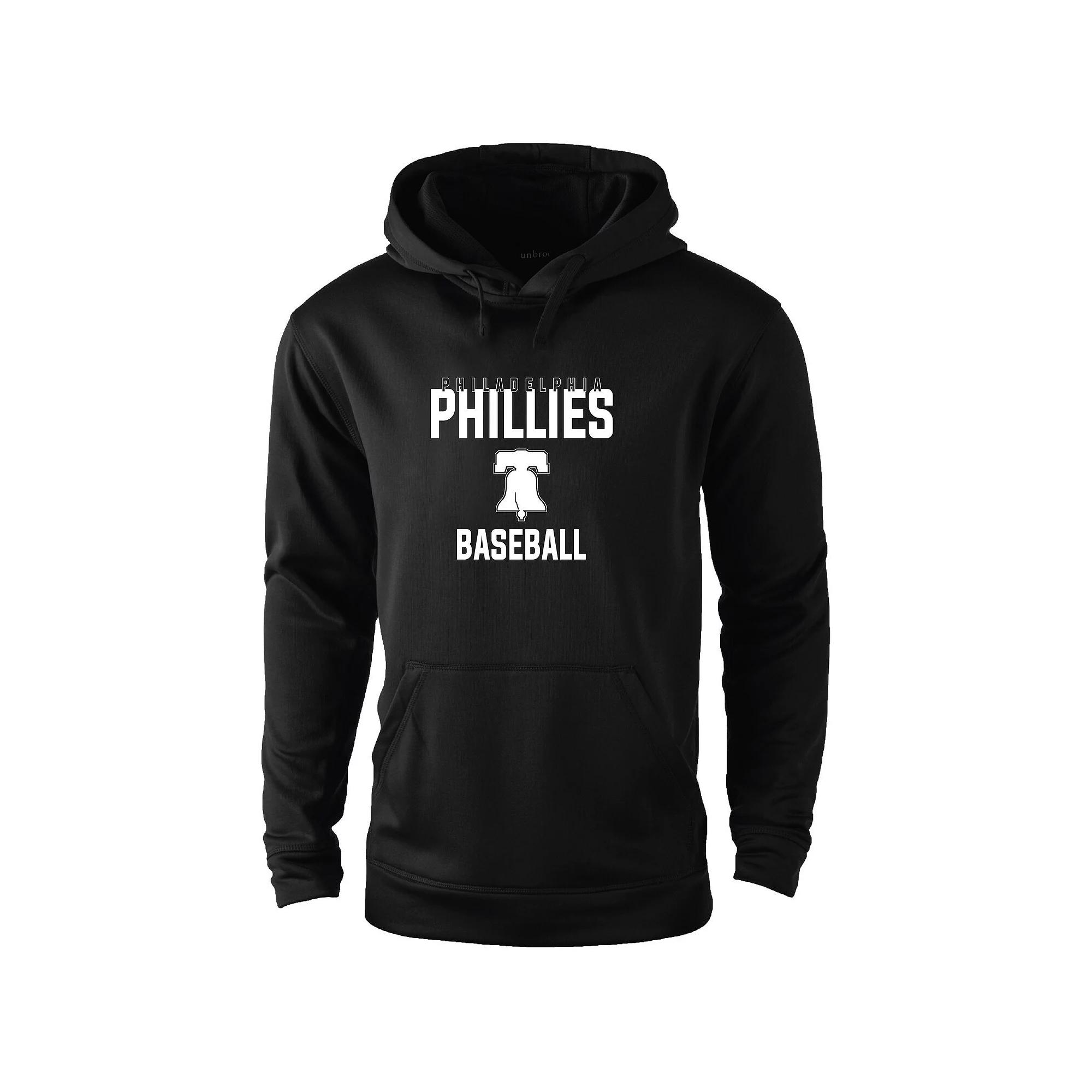 Men's Dunbrooke Black Philadelphia Phillies Champion Pullover Hoodie,  Product Image