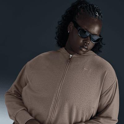 Nike Sportswear Chill Terry Women's Loose Full-Zip French Terry Hoodie (Plus Size) Product Image