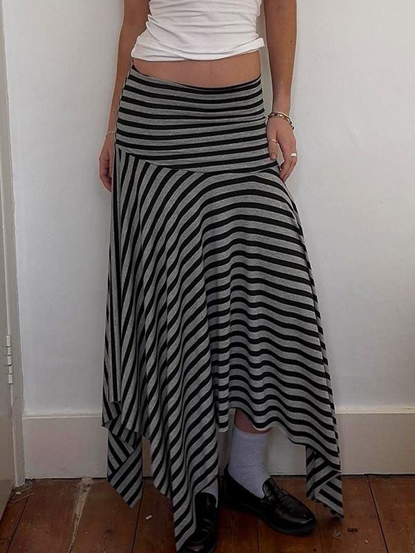 Vintage Stripes Mini Skirt Product Image