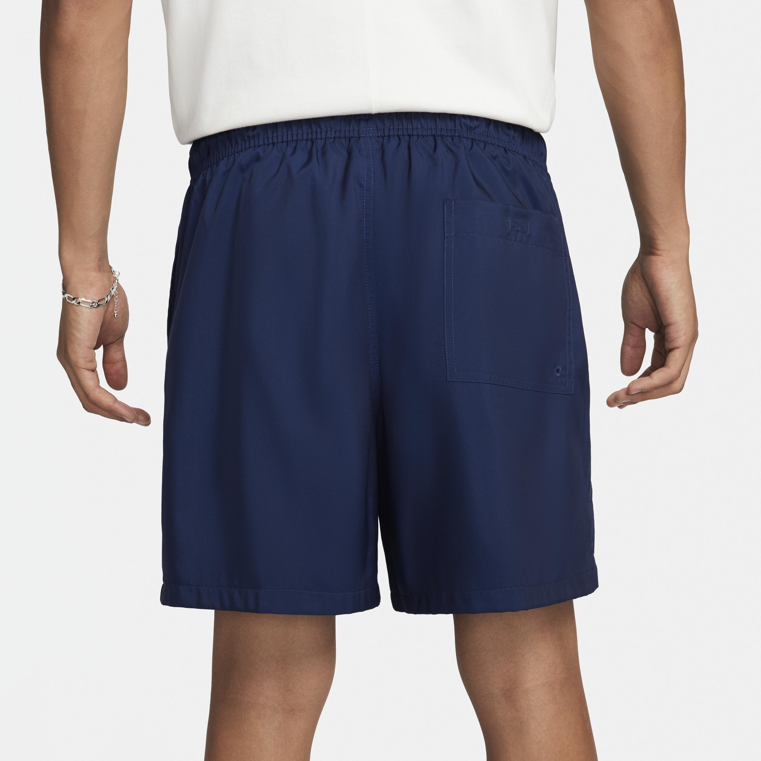 Nike Mens Nike Club Flow Shorts - Mens Black/White Product Image