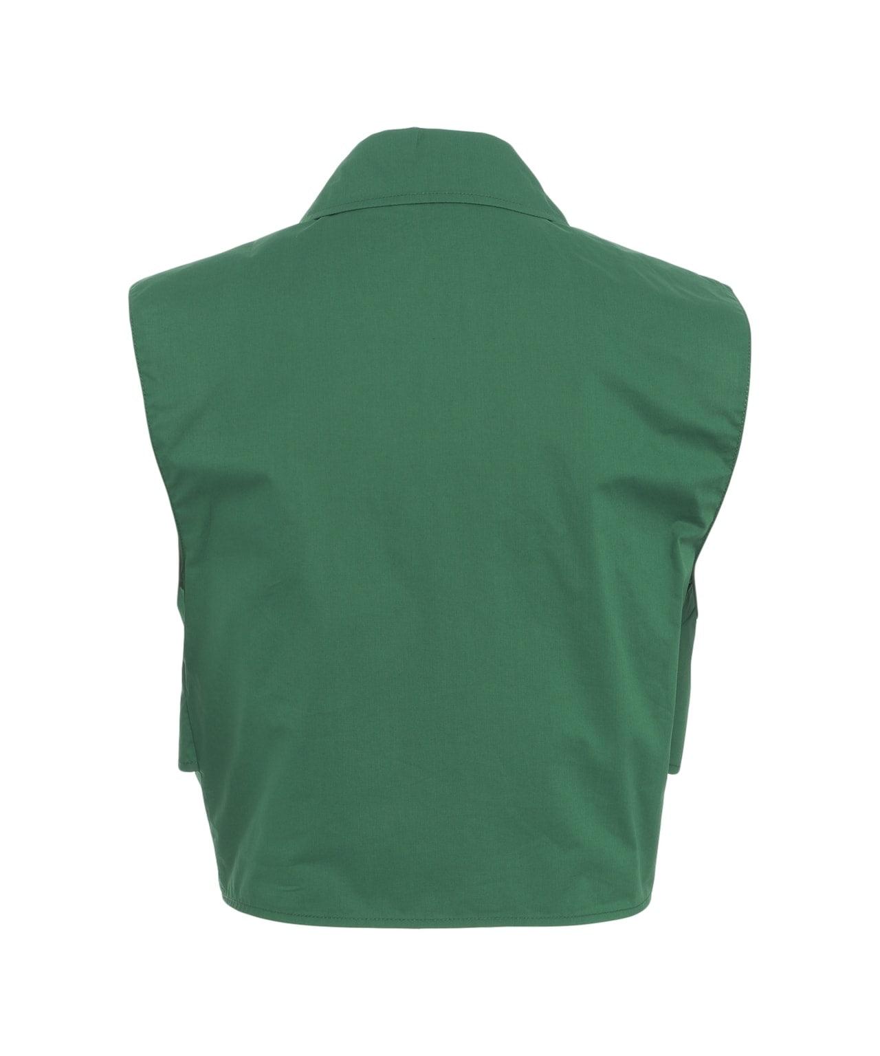 Cropped shirt with knot Product Image