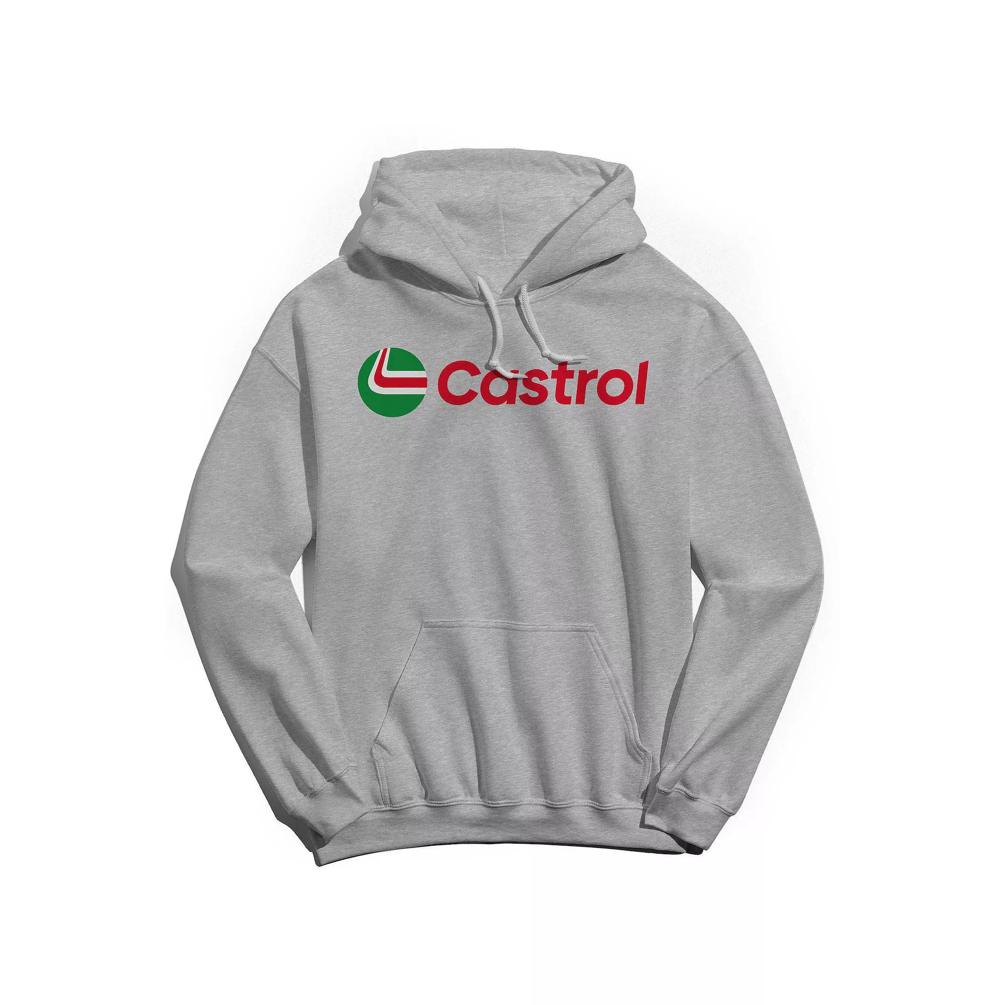 Men's Castrol Lock Up Graphic Hoodie, Size: XXL, Sport Gray Product Image