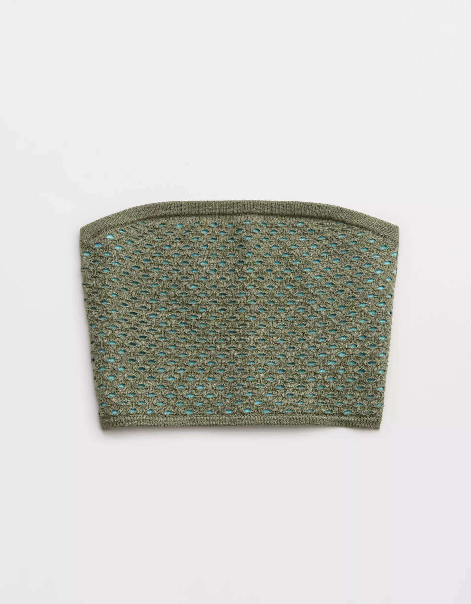 Aerie Crochet Sweater Tube Top Product Image