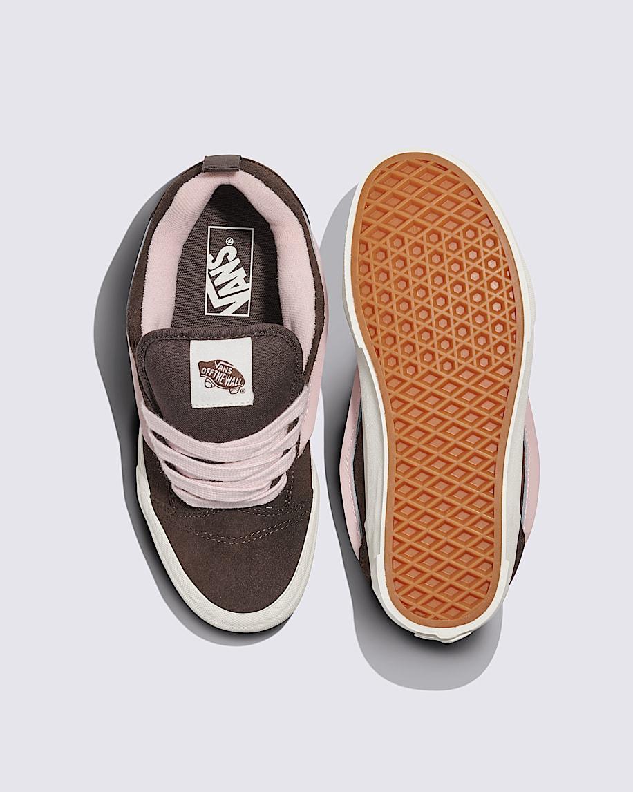 Knu Skool Shoe in Brown / Sepia Rose Pink| Vans US Product Image