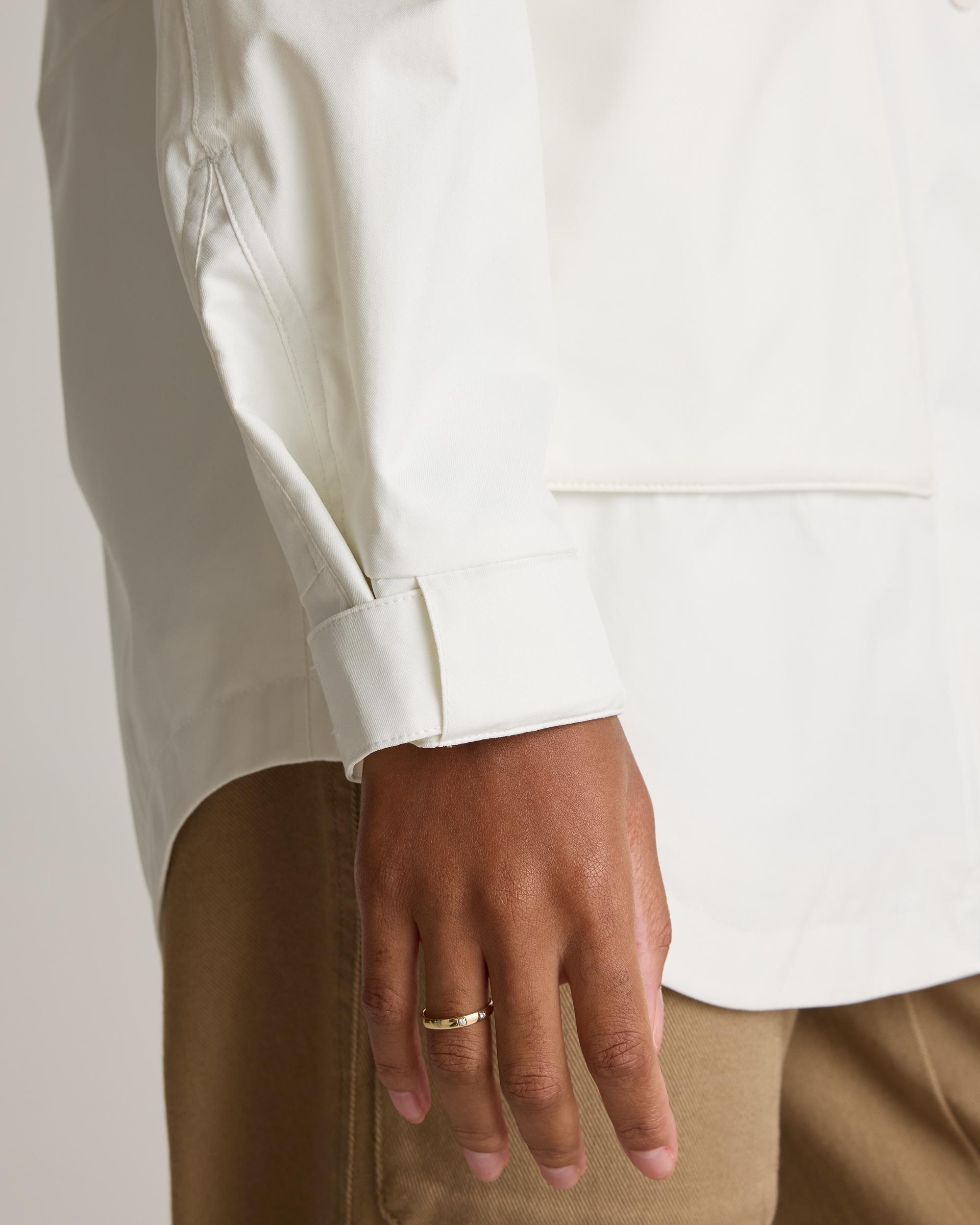 Quince | Women's Weatherproof Oversized Rain Jacket Polyester/Recycled Polyester Blend Product Image