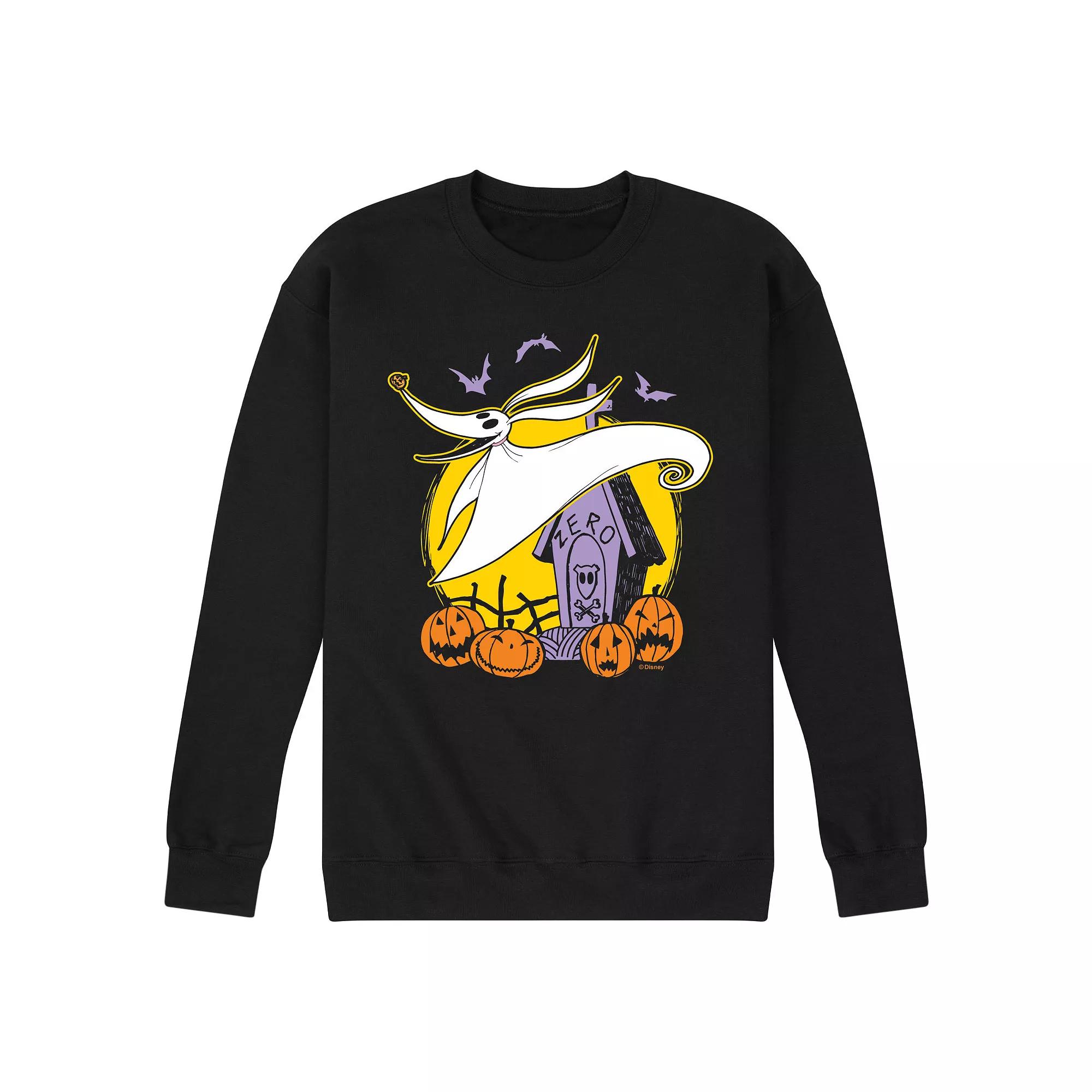 Men's Peanuts Pumpkin Retro Halloween Fleece Sweatshirt,  Product Image
