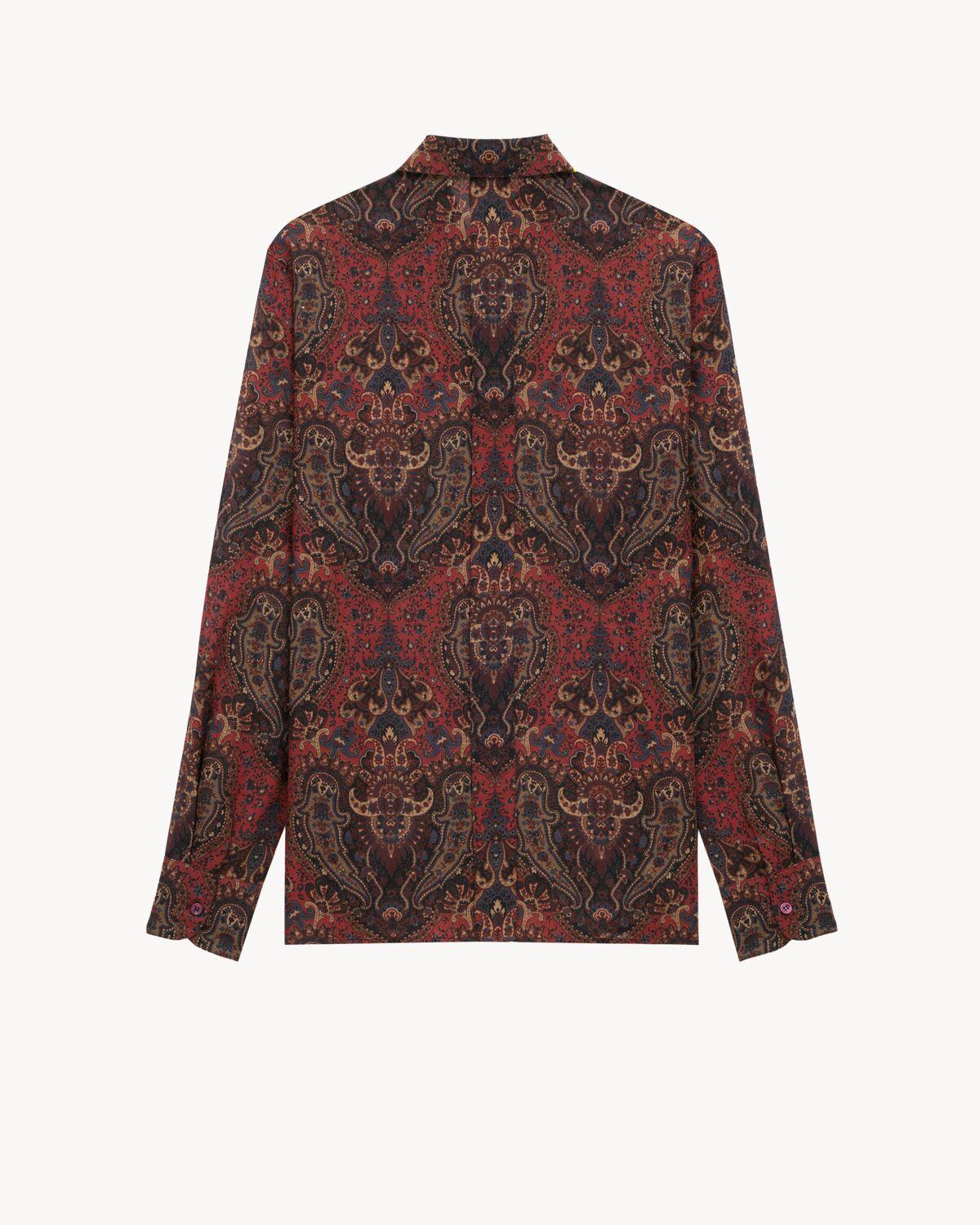 shirt in paisley wool Product Image