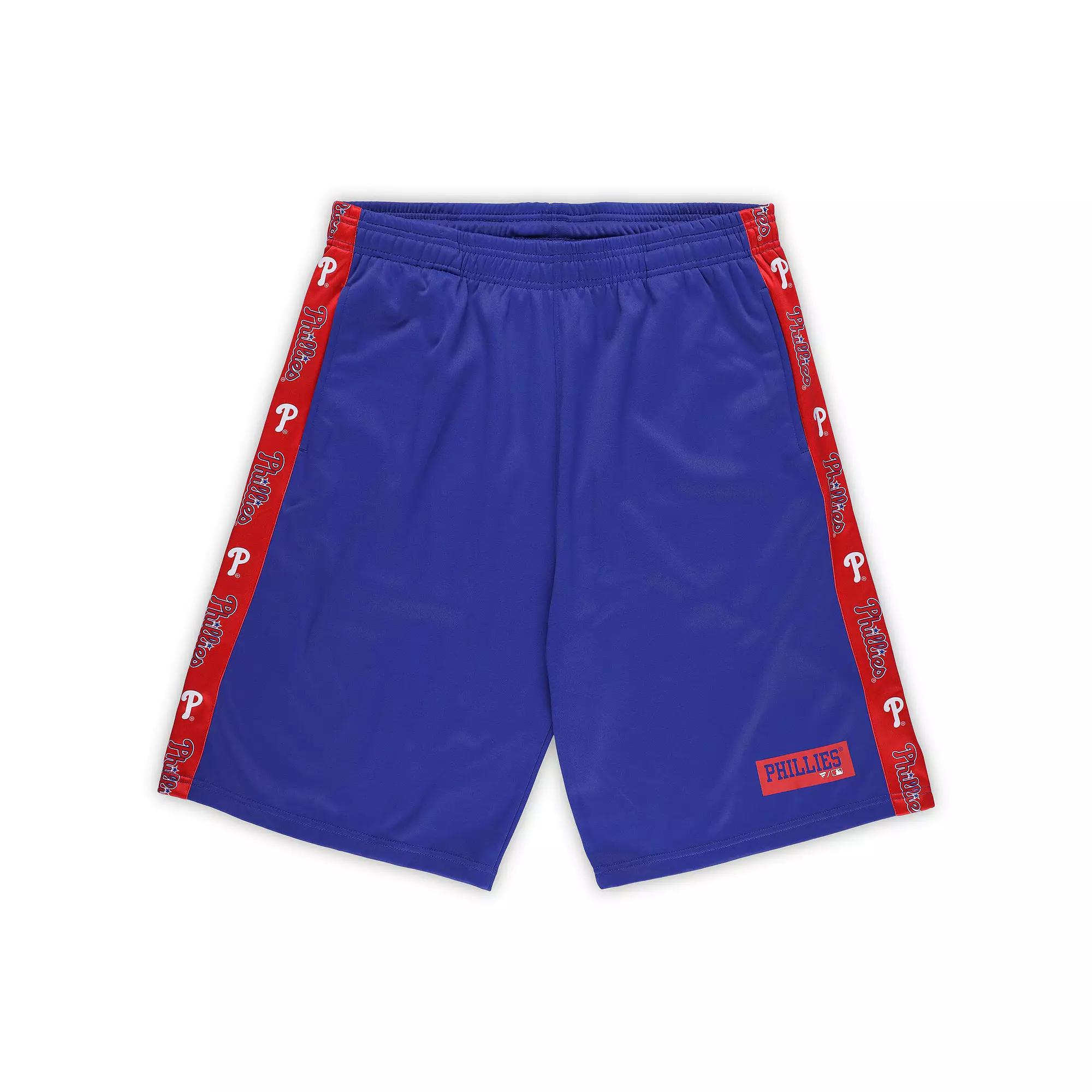 Men's Profile Royal Philadelphia Phillies Big & Tall Fleece Shorts,  Product Image