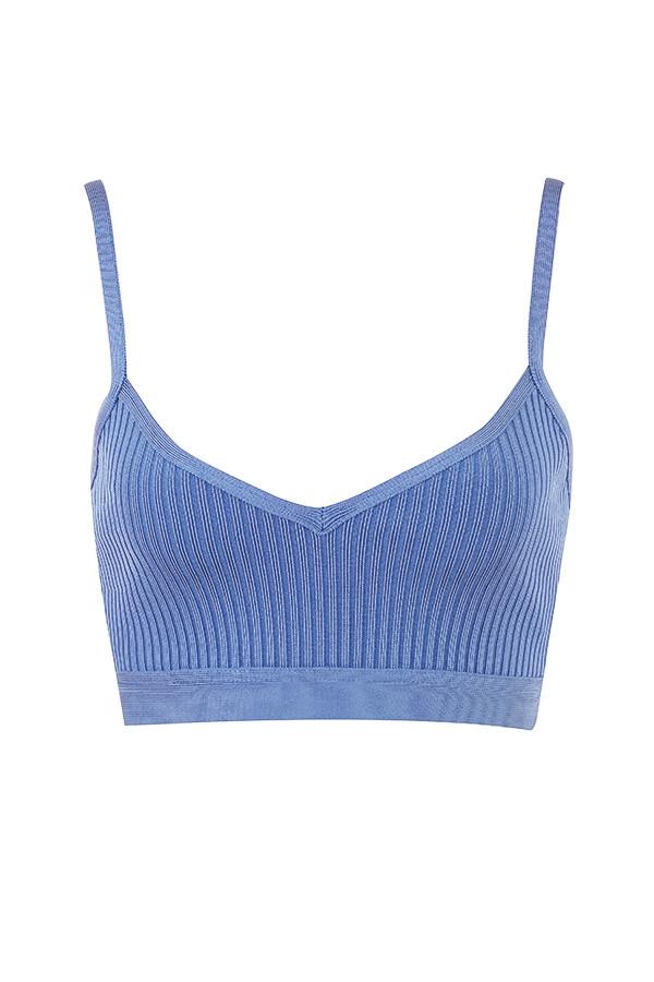 Evie  azure bandage bralette Product Image