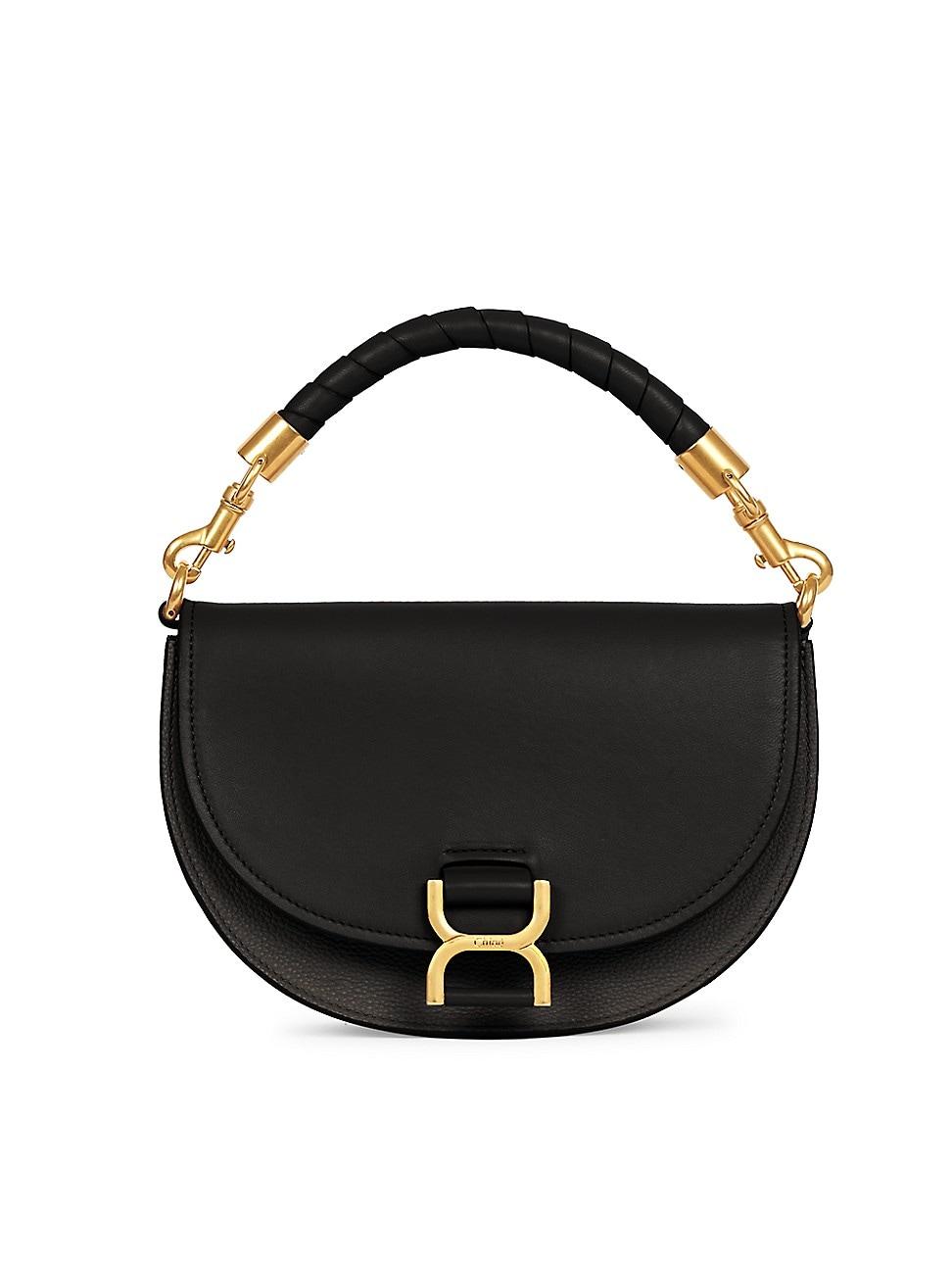 Womens Marcie Leather Top-Handle Bag Product Image