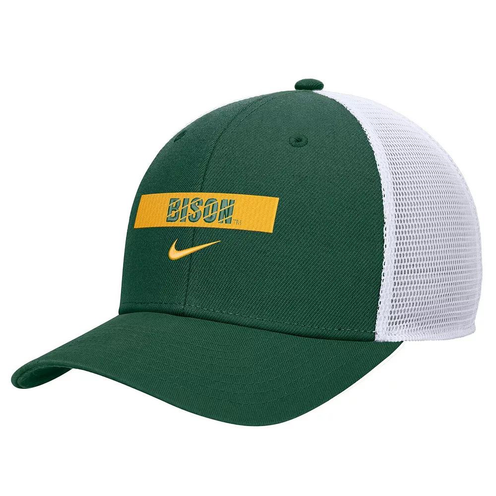 Men's Nike Green NDSU Bison 2024/25 Sideline Rise Trucker Adjustable Hat, Nds Green Product Image