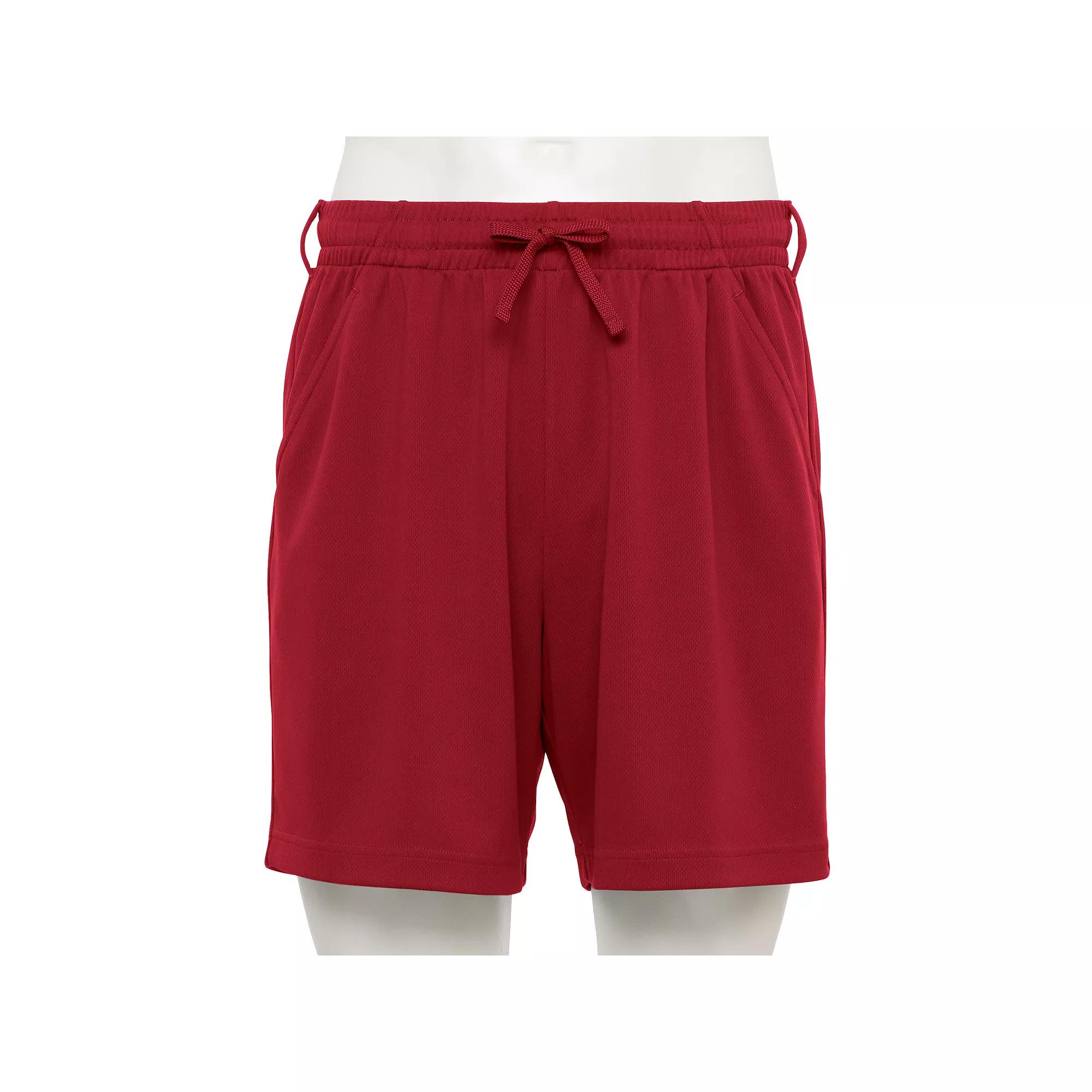 Men's Tek Gear® 7 in. Inseam Adaptive Mesh Shorts, Size: Large, Red Flower Product Image