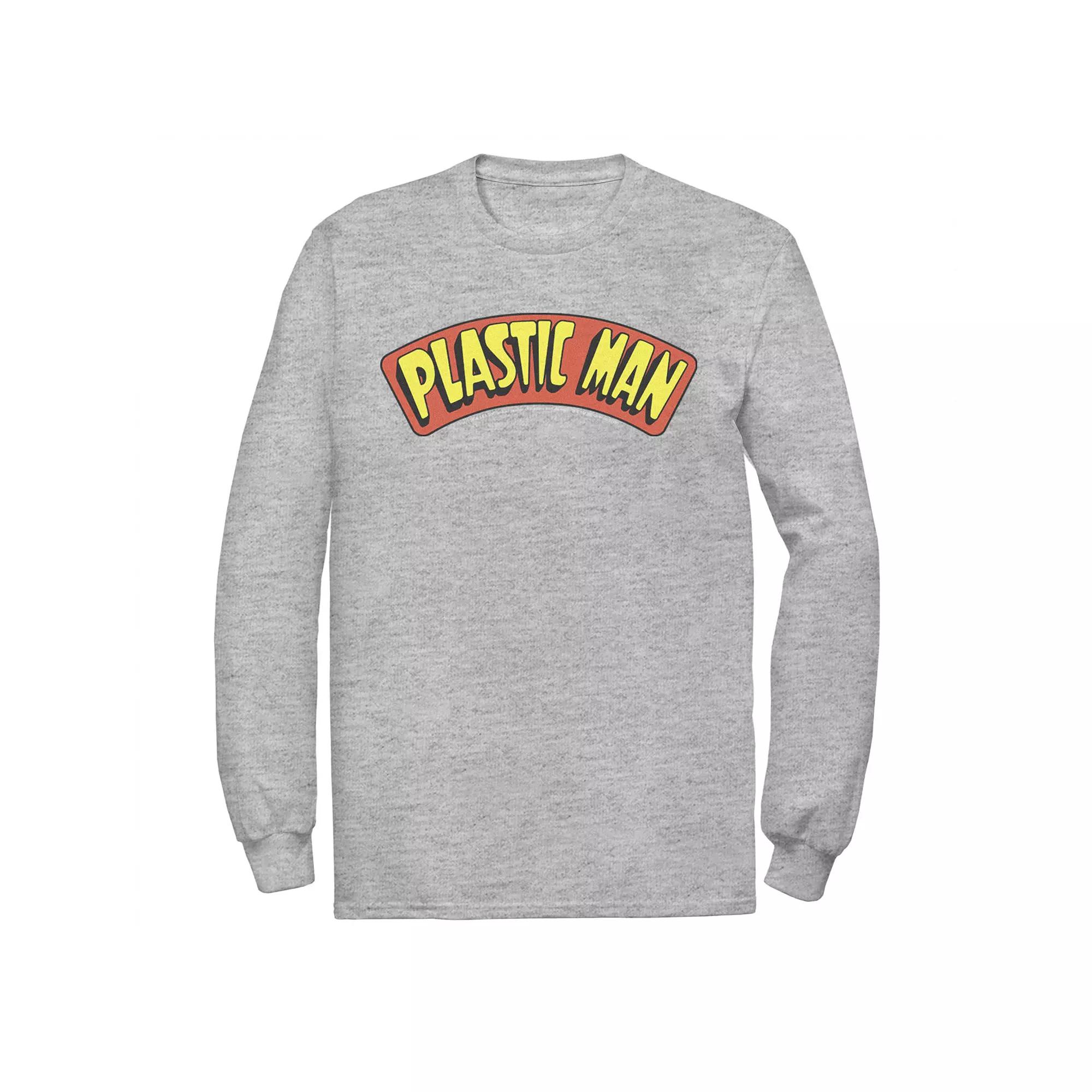 Men's DC Comics Plastic Man Text Logo Poster Tee,  Product Image