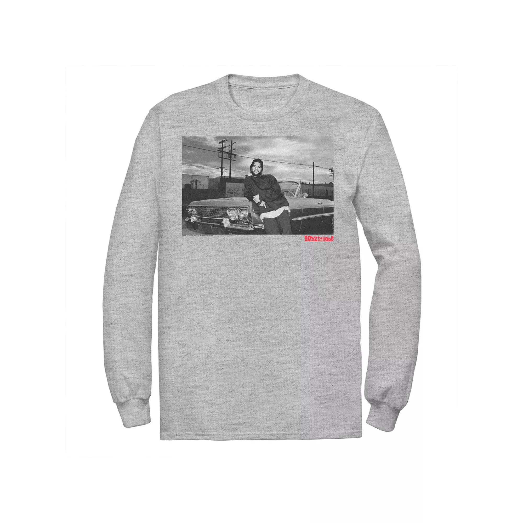 Men's Boyz In The Hood Candid Photo Real Tee, Size: Medium, Athletic Grey Product Image