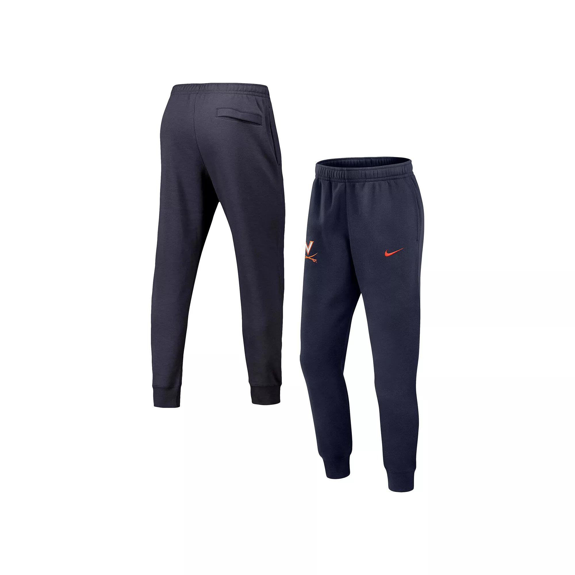 Men's Nike Navy Virginia Cavaliers Club Fleece Pants,  Product Image