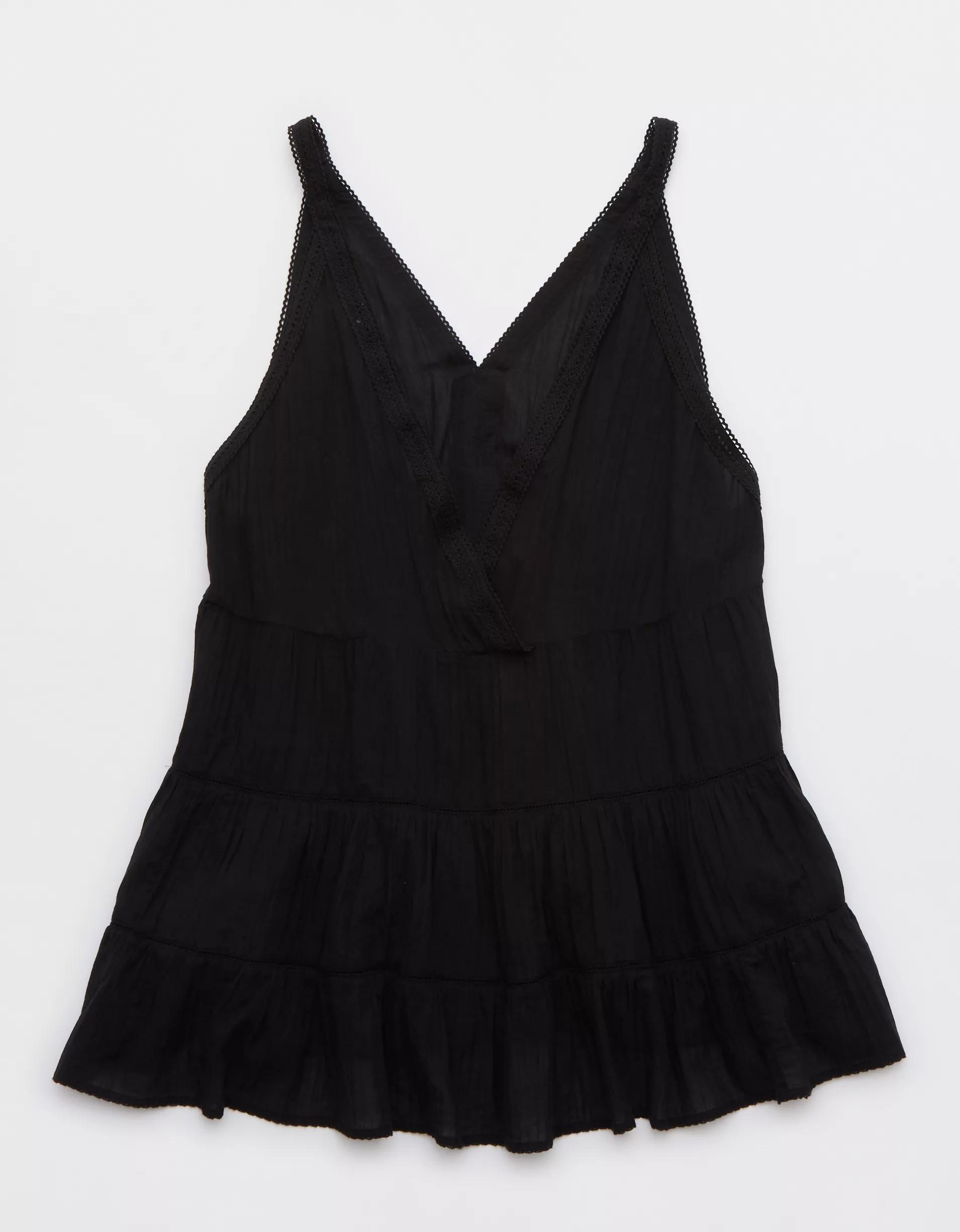 Aerie Tiered Coverup Mini Dress Product Image