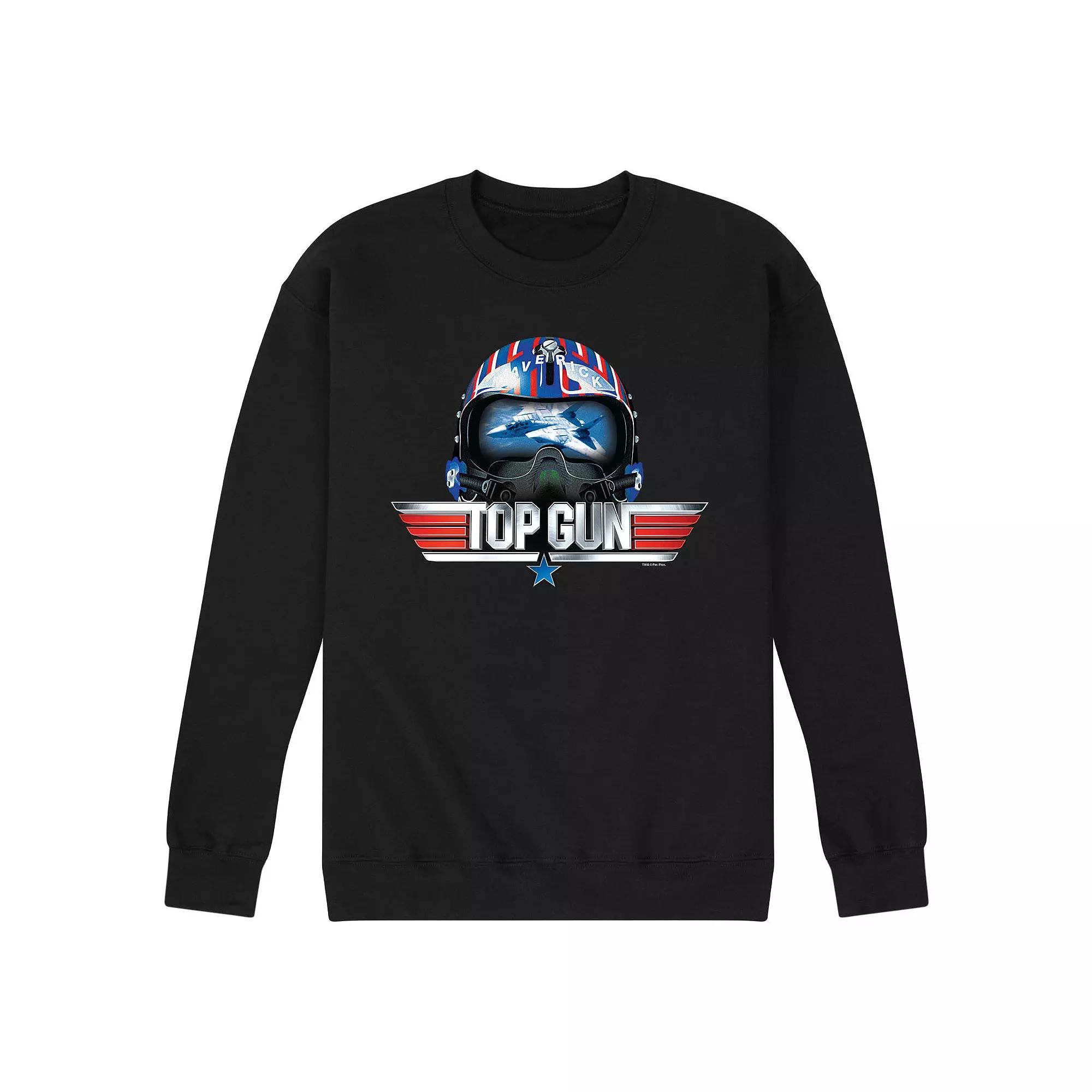 Men's Top Gun Maverick Helmet Sweatshirt,  Product Image
