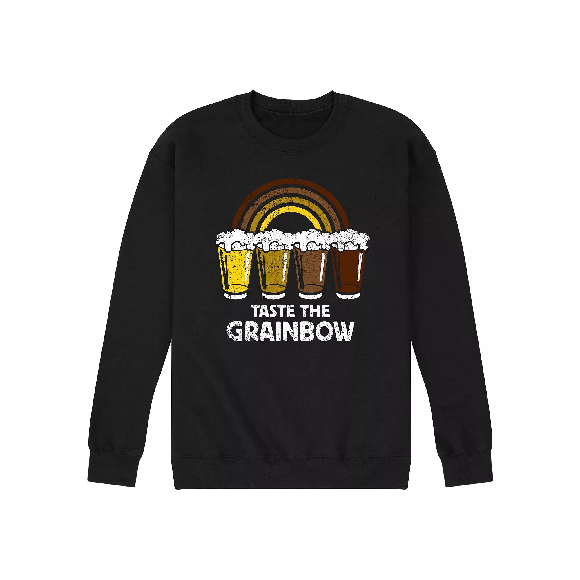 Men's Taste the Grainbow Beer Graphic Sweatshirt,  Product Image