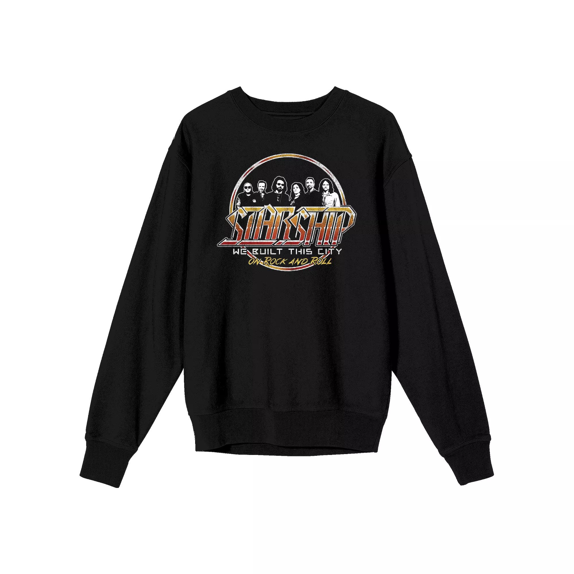 Men's Starship We Built This City Sweatshirt, Size: XL, Black Product Image
