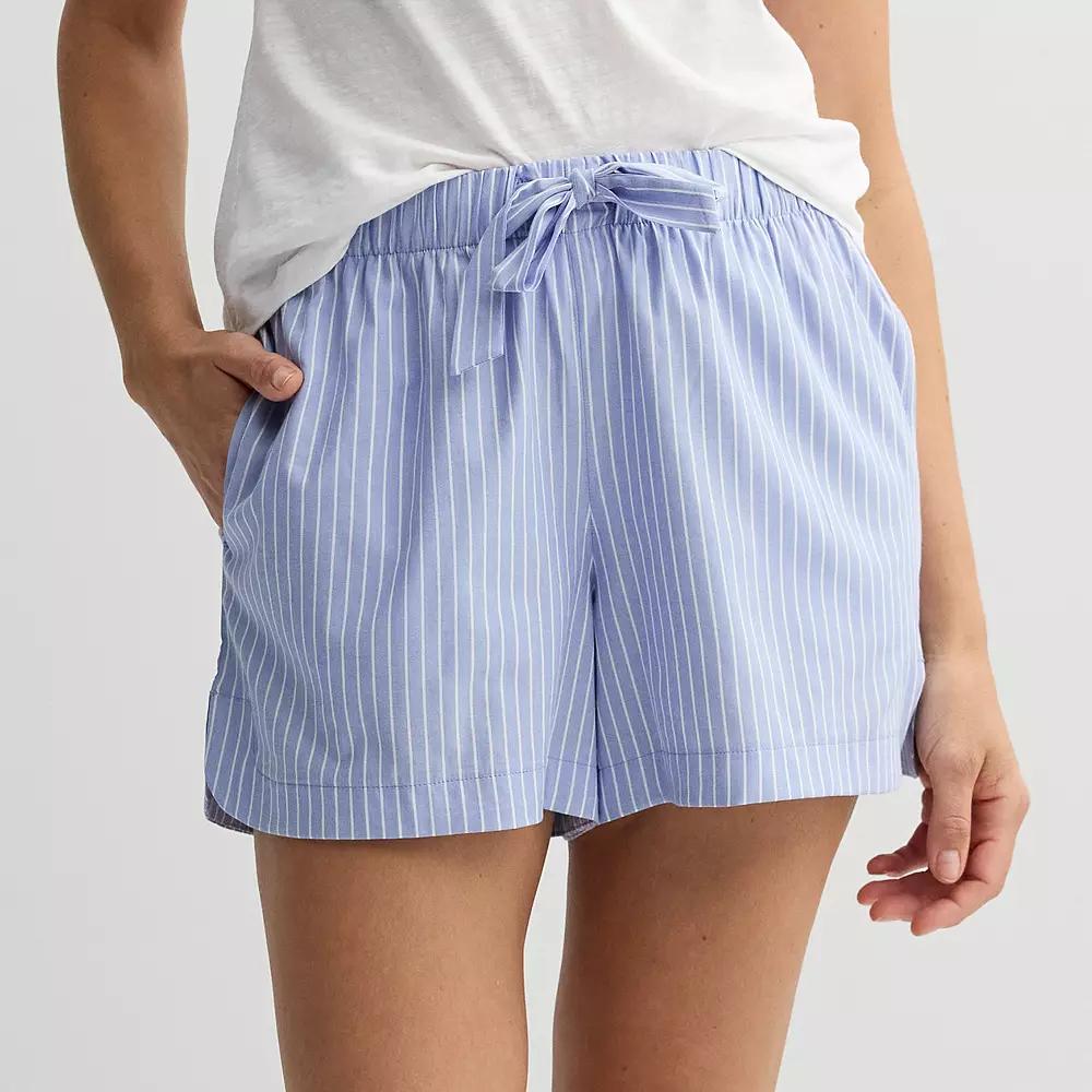Women's Sonoma Goods For Life® Woven Pajama Shorts,  Product Image