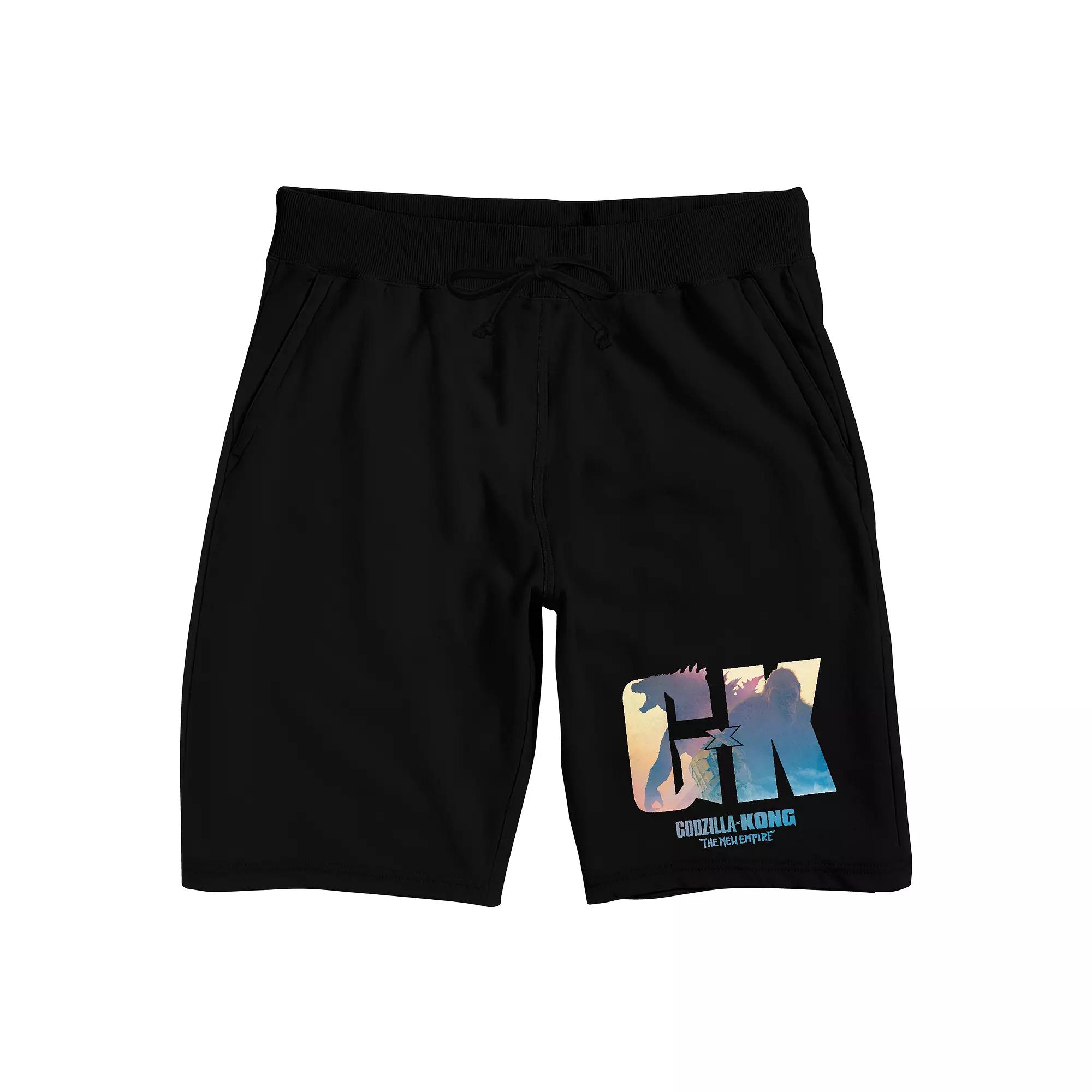 Men's Godzilla vs. Kong Title Pajama Shorts,  Product Image