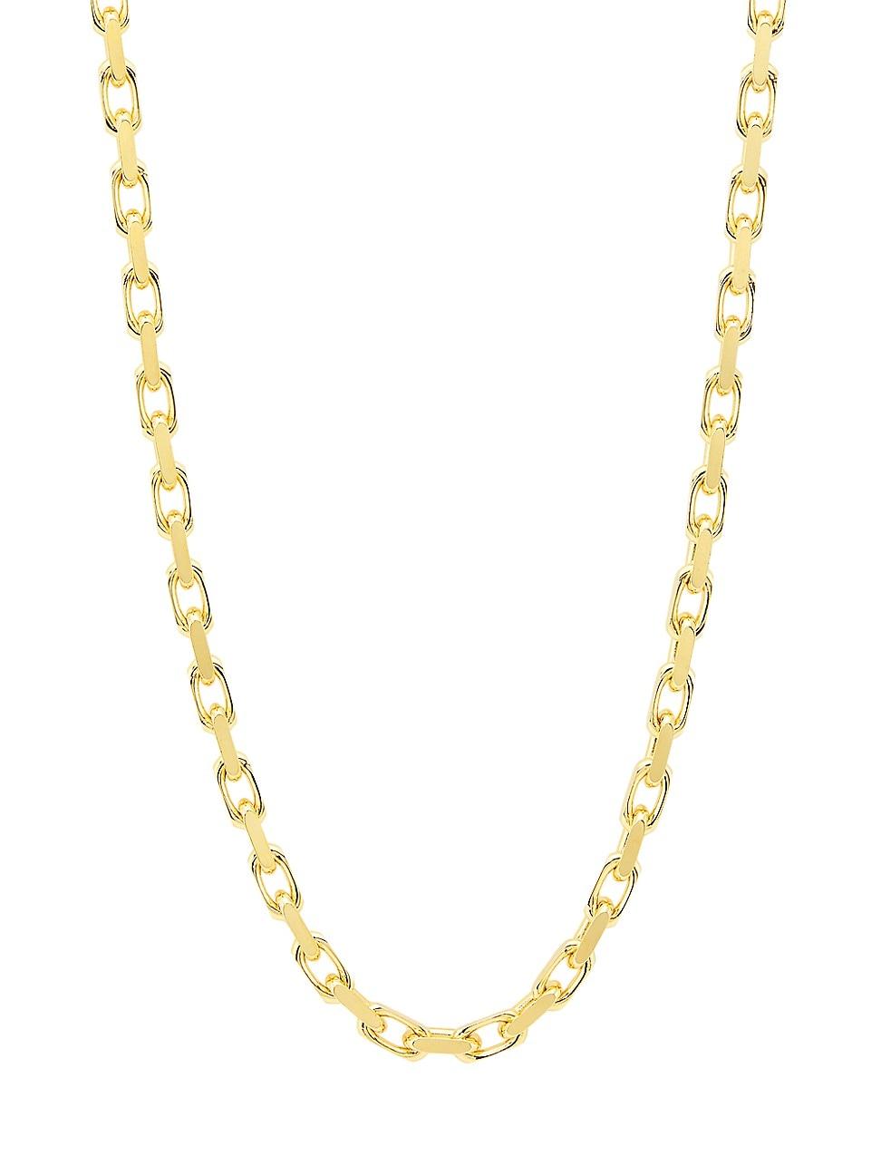 Womens 14K Yellow Gold French Cable-Chain Necklace Product Image