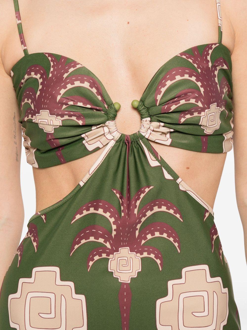 Jungle Geometry midi dress Product Image