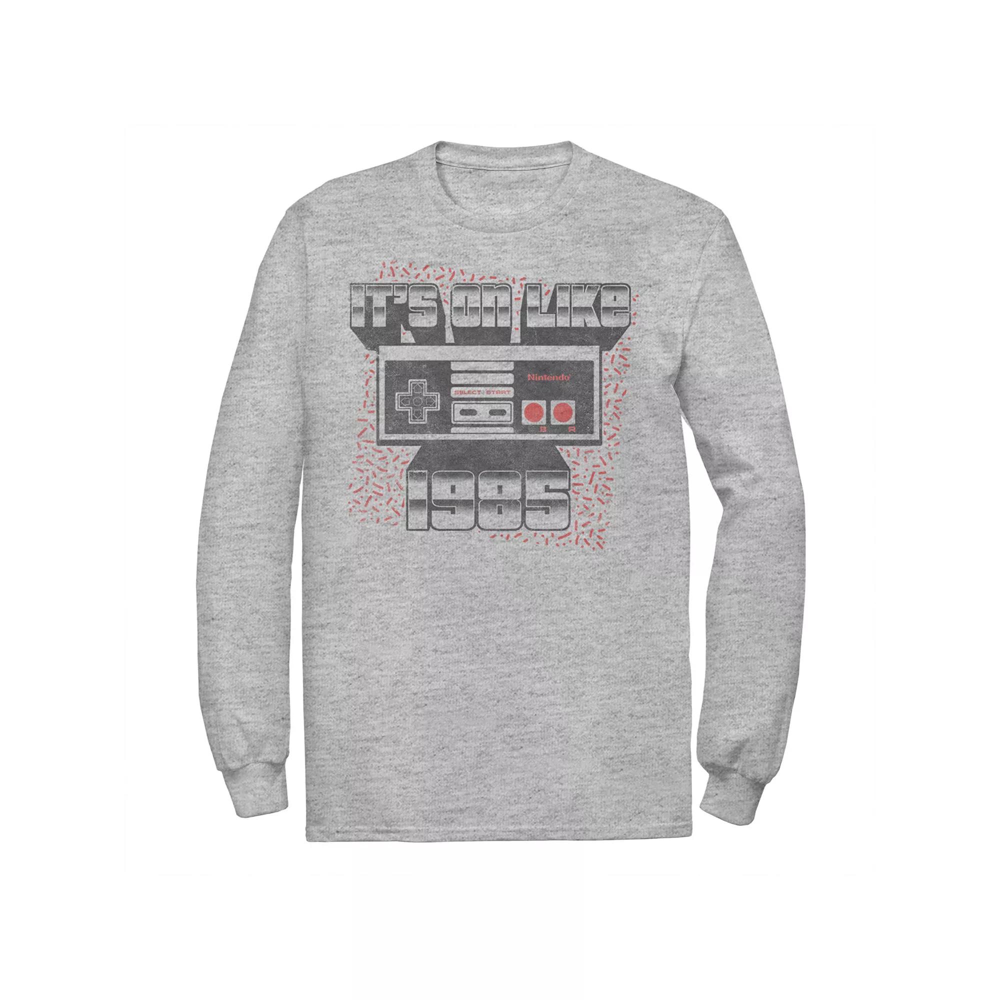 Men's Nintendo Gamer Boy Red Outline Hoodie,  Product Image