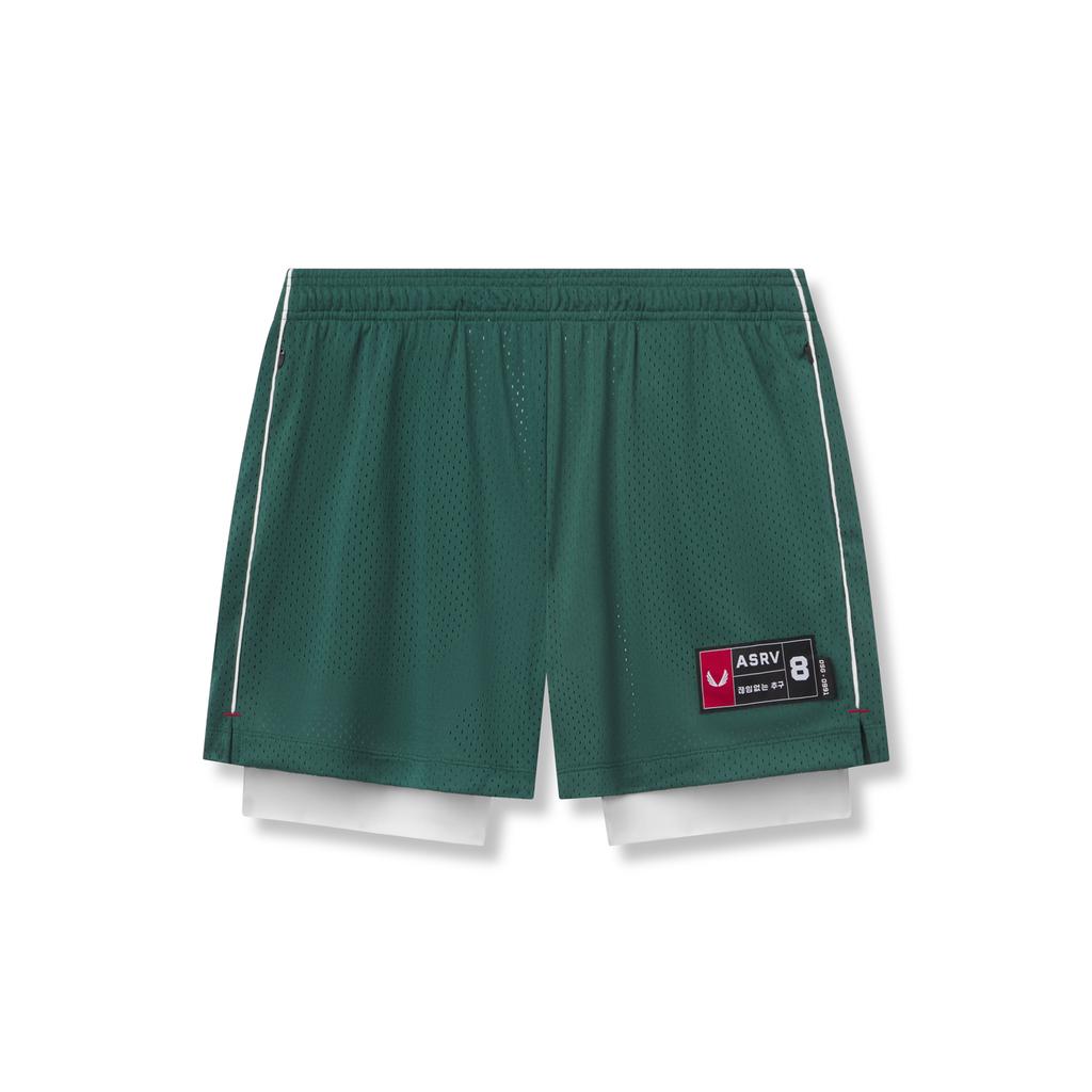 0991. Ion-Mesh 5" Liner Short - Forest Green Male Product Image