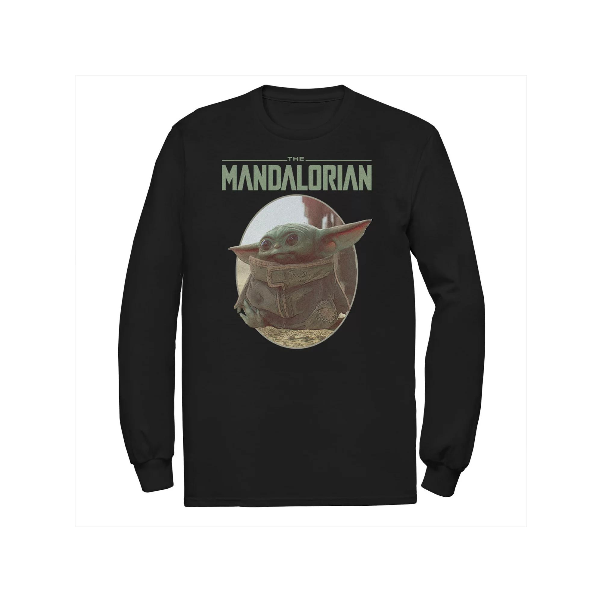 Men's Star Wars The Mandalorian The Child Circle Portrait Tee,  Product Image