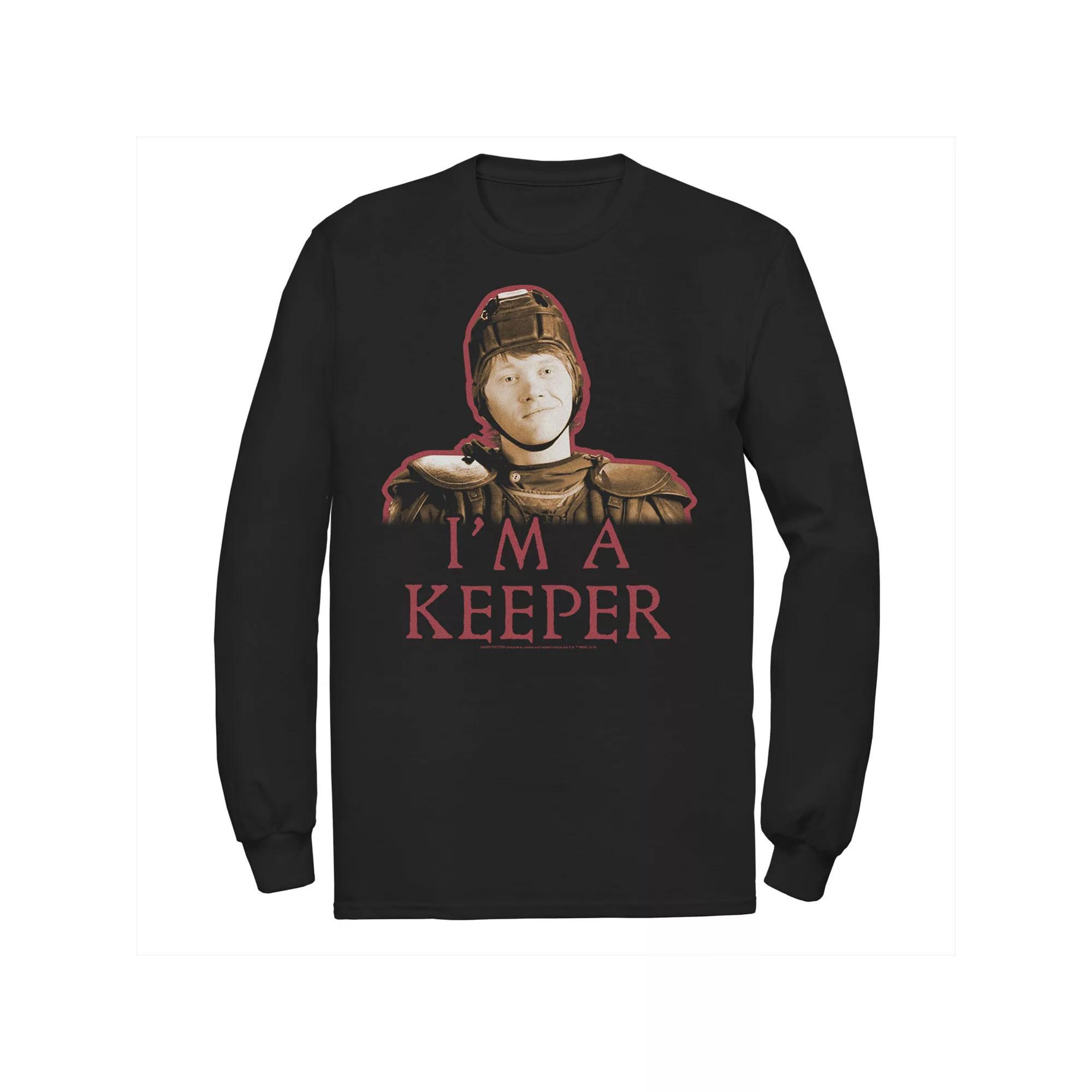 Men's Harry Potter Ron Weasley I'm A Keeper Portrait Tee,  Product Image