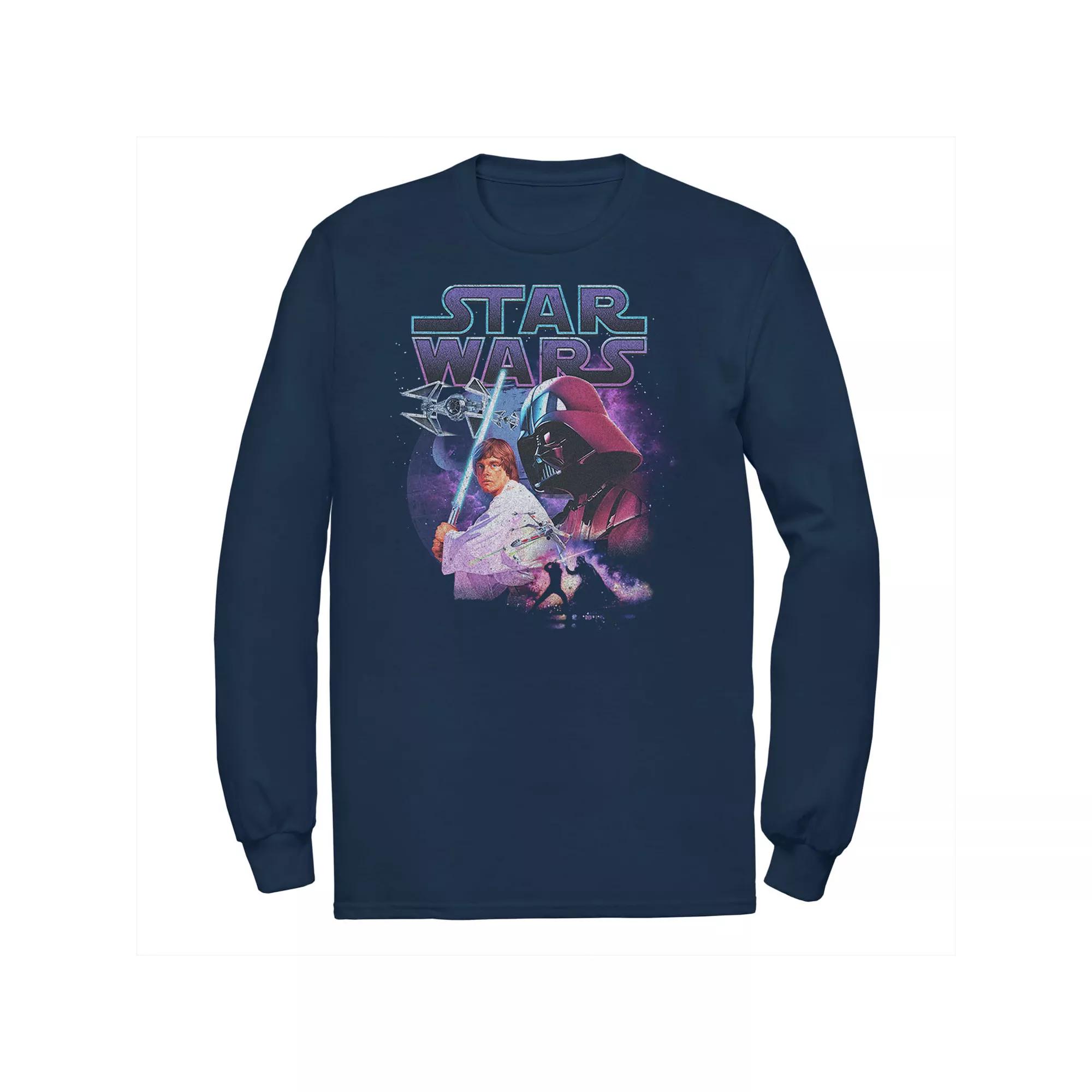 Disney's Star Wars Men's Father Son Galactic Battle Long Sleeve Tee,  Product Image