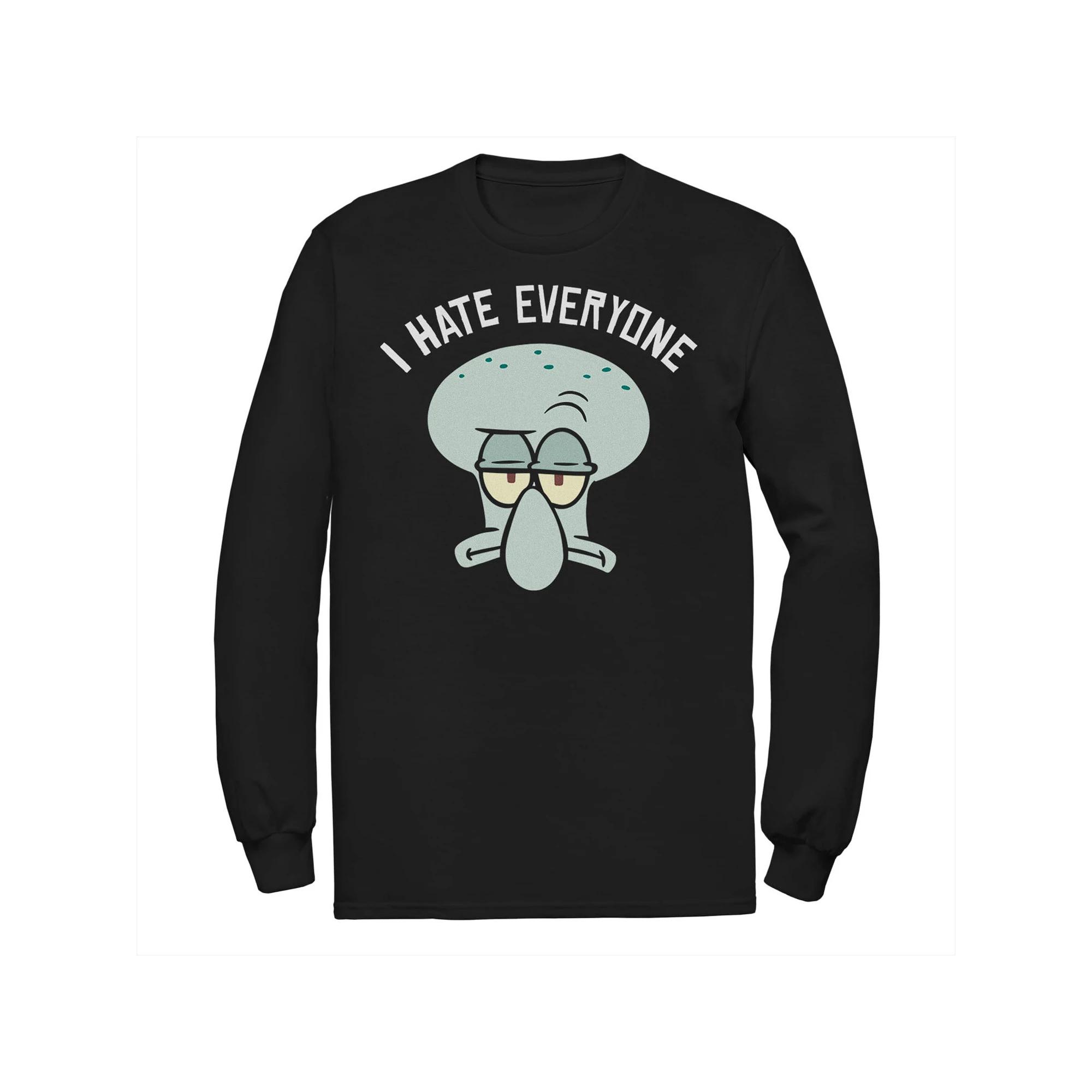 Men's Nickelodeon SpongeBob SquarePants Squidward I Hate Everyone Tee,  Product Image