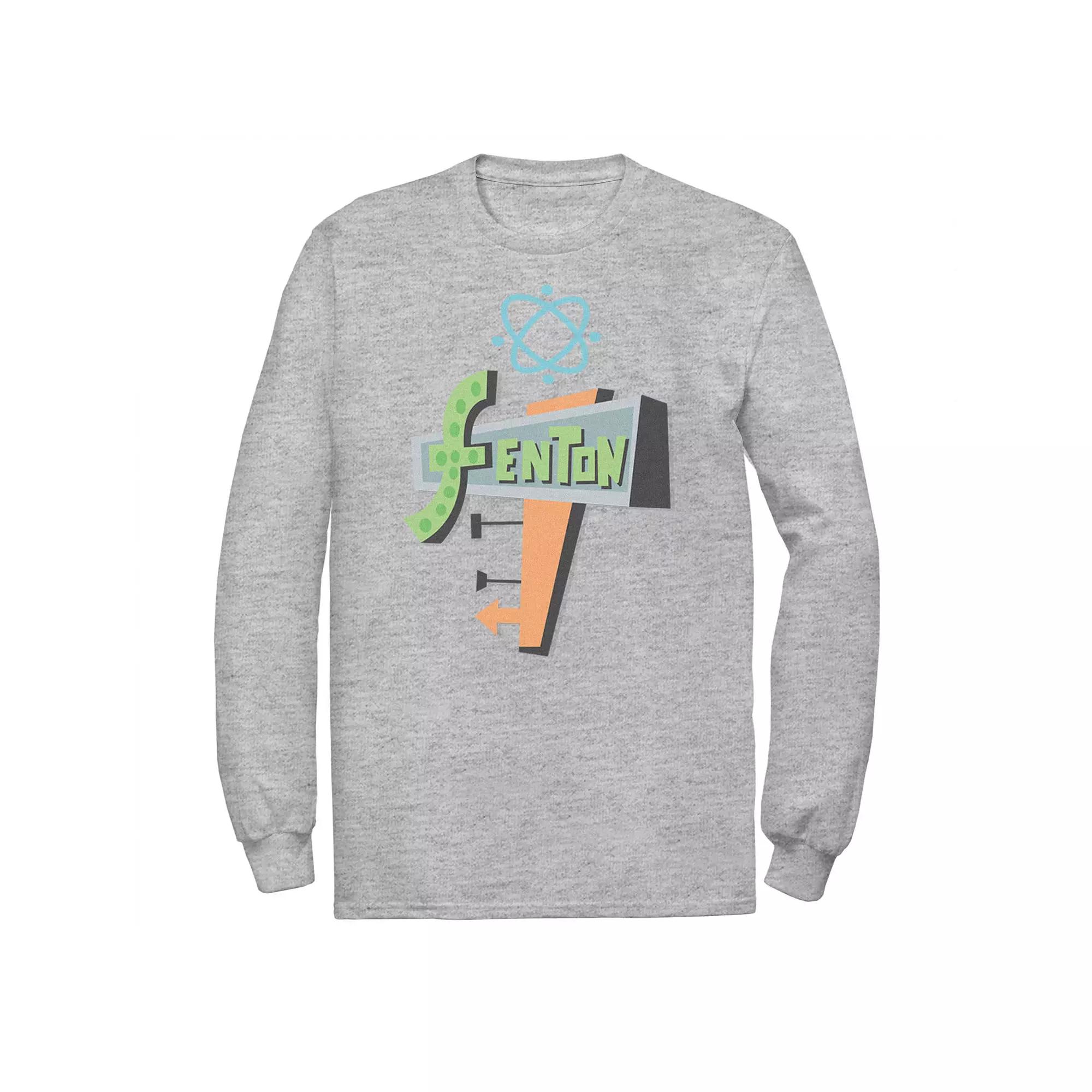 Mens Nickelodeon Danny Phantom Fenton Science Logo Tee, Mens Athletic Grey Product Image