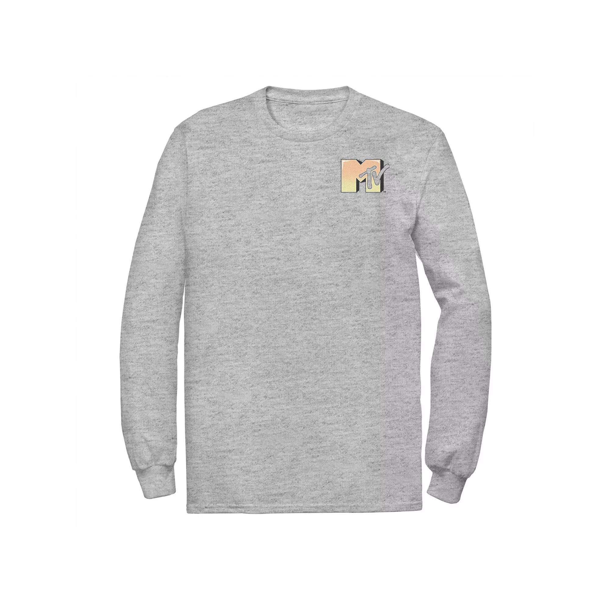 Men's MTV Music Television Gradient Left Chest Logo Tee,  Product Image